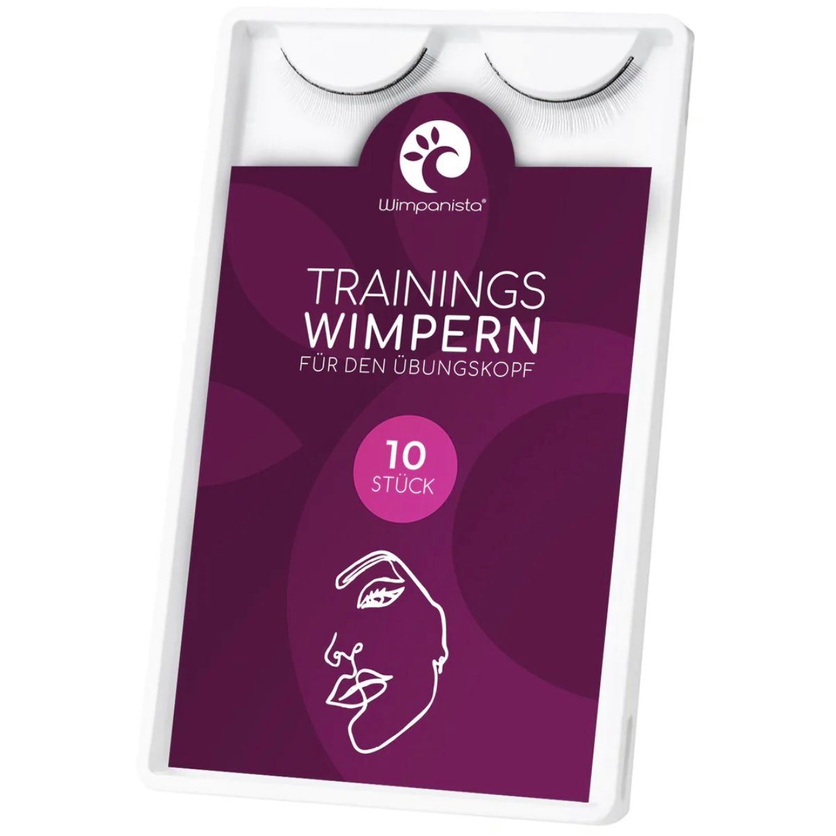 Wimpanista Einzelwimpern Wimpernverlängerung Set Ausbildung, 7 tlg.