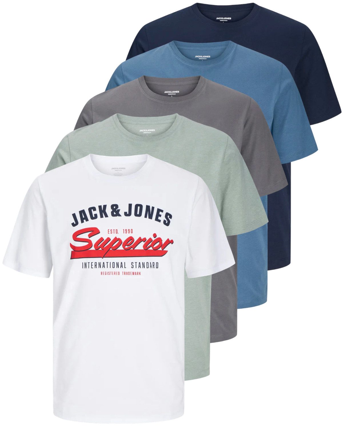 Jack & Jones Print-Shirt Bedrucktes T-Shirt günstig online kaufen