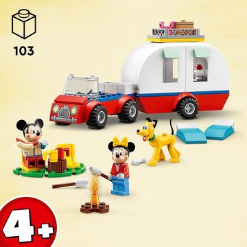 LEGO® Konstruktionsspielsteine Mickys und Minnies Campingausflug (10777), LEGO® Disney, (103 St)