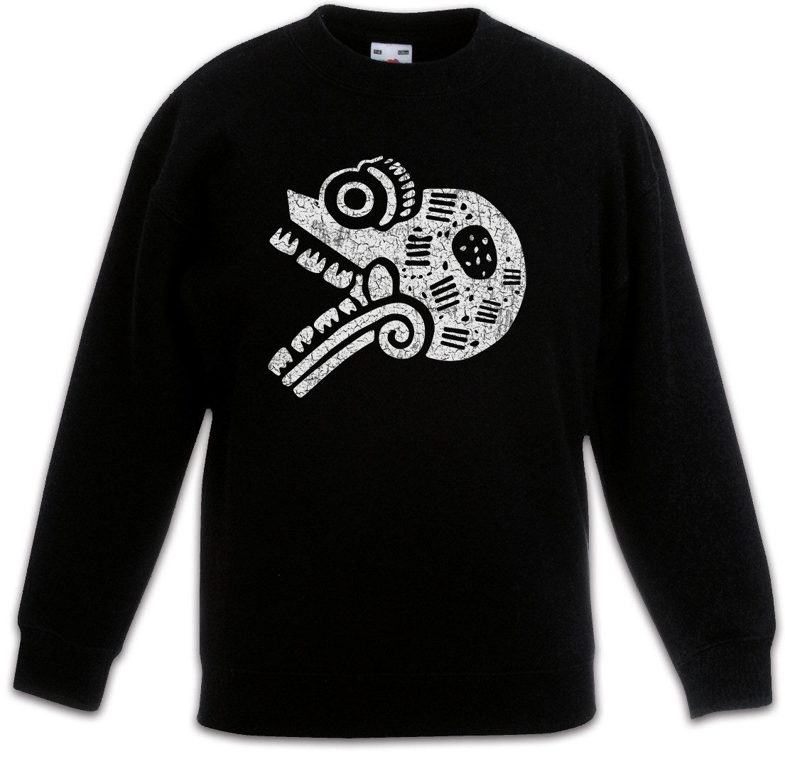 Sweatshirt Aztec Skull Kinderpullover Aztecs Empire Tattoo American Indians Tribe