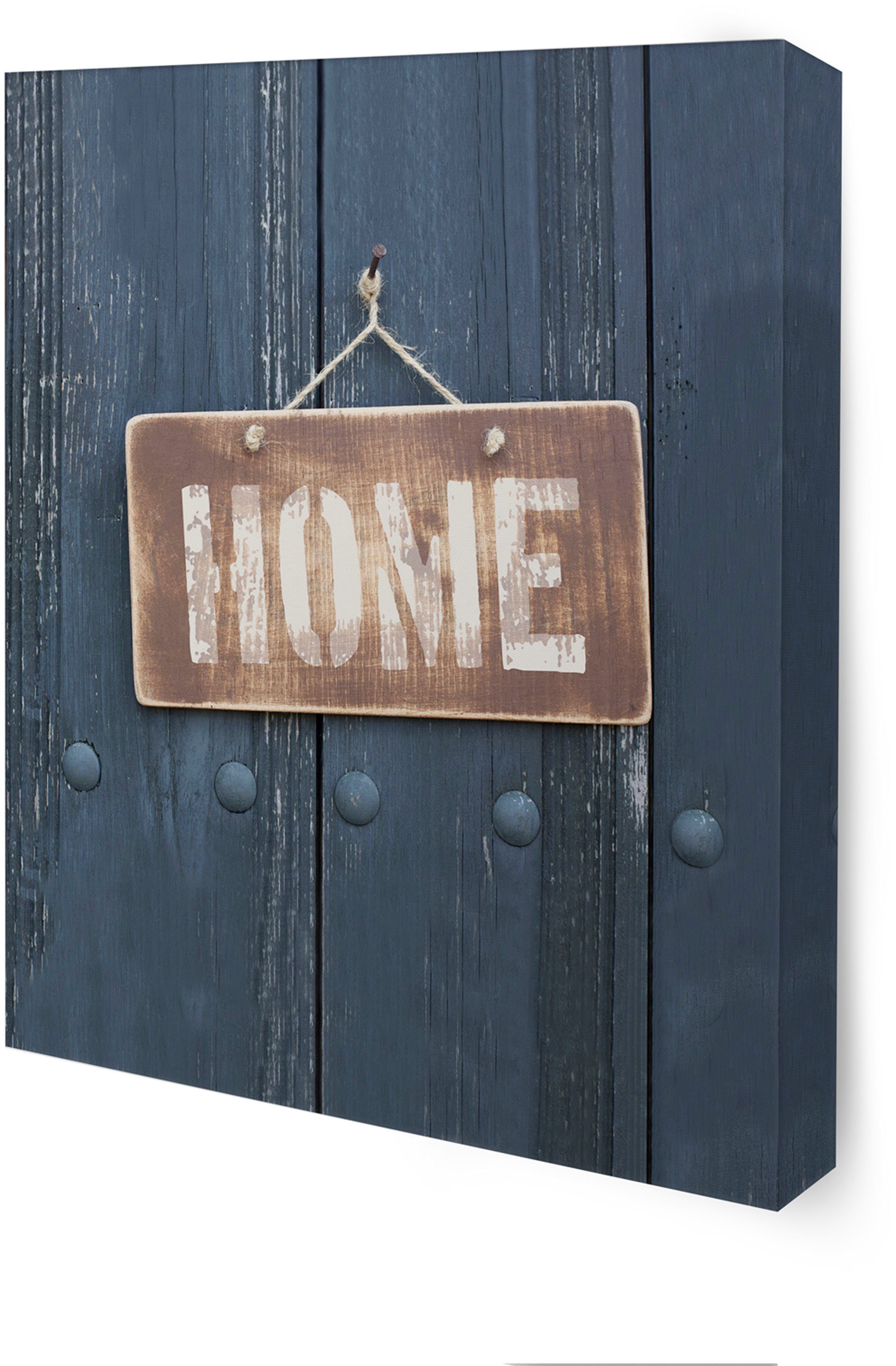 Art for the home Leinwandbild Home, Natur, Zen (5 St), Zuhause SET 5-teilig 80x60 cm