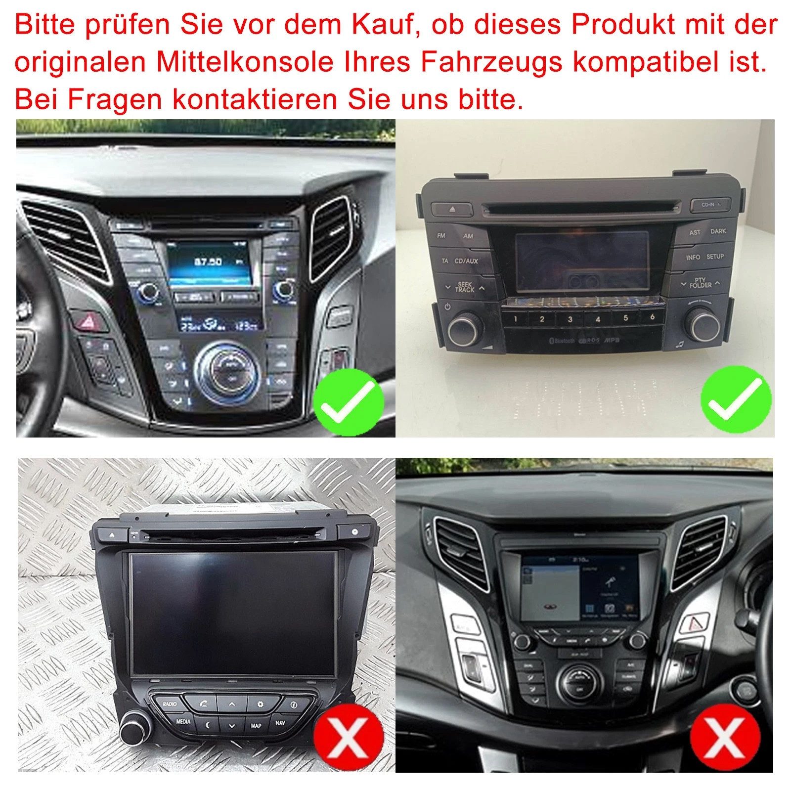 ESSGOO DAB+ Carplay Android15 Autoradio Für Hyundai i40 2011-19 GPS NAVI WiFi Autoradio (DAB (optional), DAB+ (optional), 4+64GB(optional), RDS, AM, FM, Carplay Android Auto Bluetooth EQ USB GPS Navi WIFI Touchscreen)