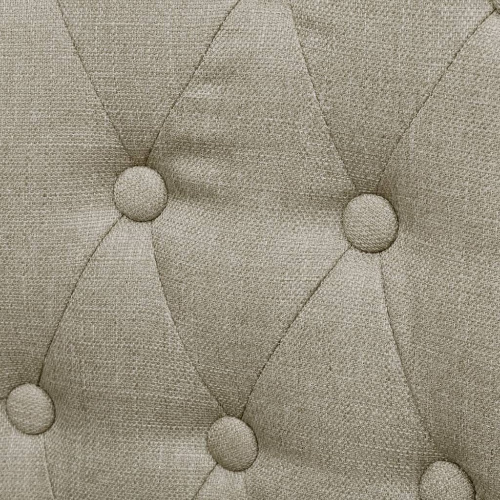 (L/B/H: Esszimmerstuhl Polyester möbelando aus in Hohensaaten 42x55x95 cm), Beige