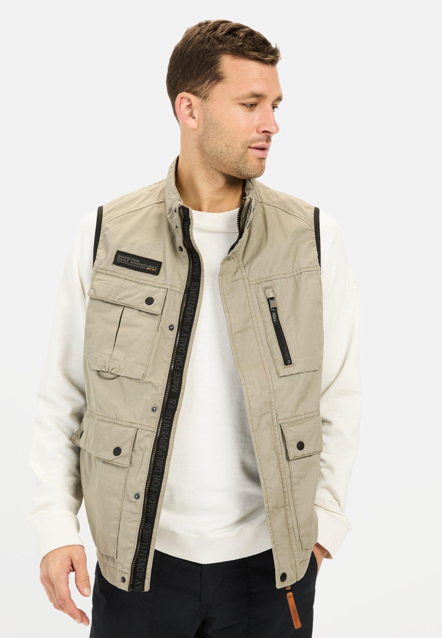 camel active Funktionsweste mit Stehkragen ärmellos Stehkragen Weste_Outdoo günstig online kaufen