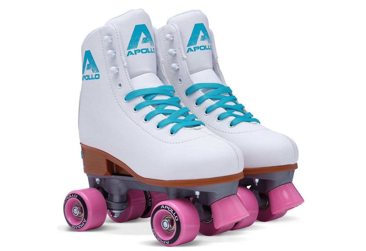 Apollo Rollschuhe Retro Discoroller, verstellbare Disco Roller Skates, größenverstellbar Rollerskates, Retro Design