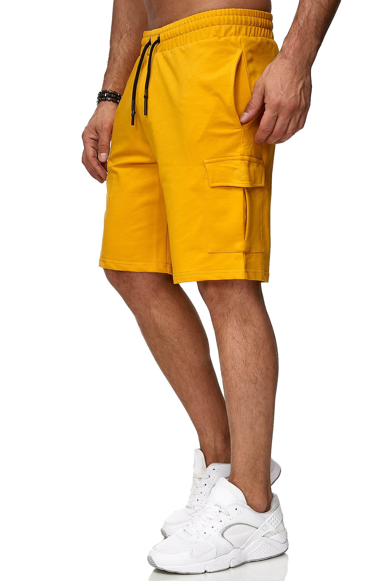 Reslad Sweatshorts Reslad Kurze Hose Herren Cargo Bermuda Shorts Jogginghose Sport-Hose (1-tlg) Sweatshorts Jogginghose mit Cargo-Taschen