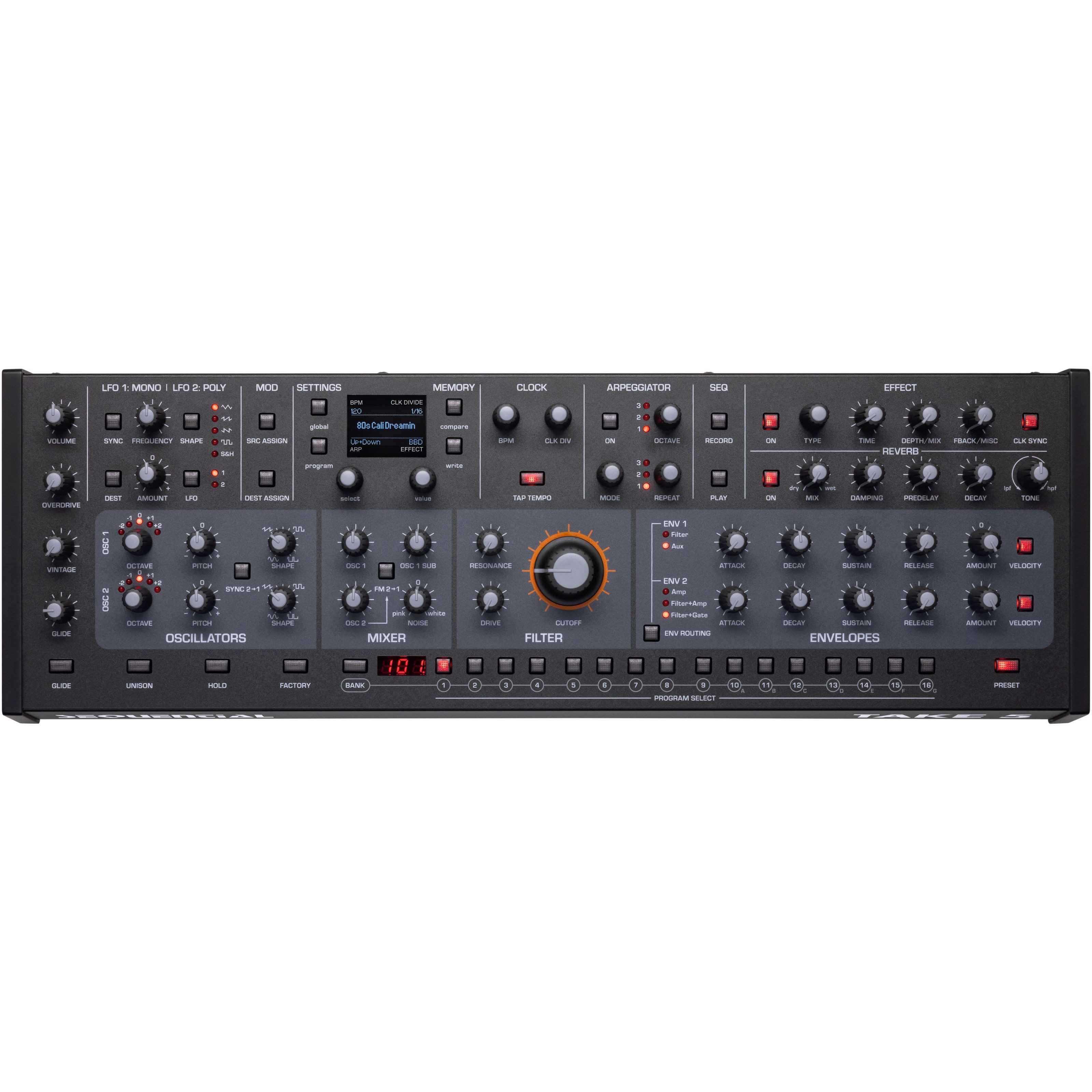 Sequential Synthesizer (Synthesizer, Analog Synthesizer), Take 5 Desktop - Synthesizer