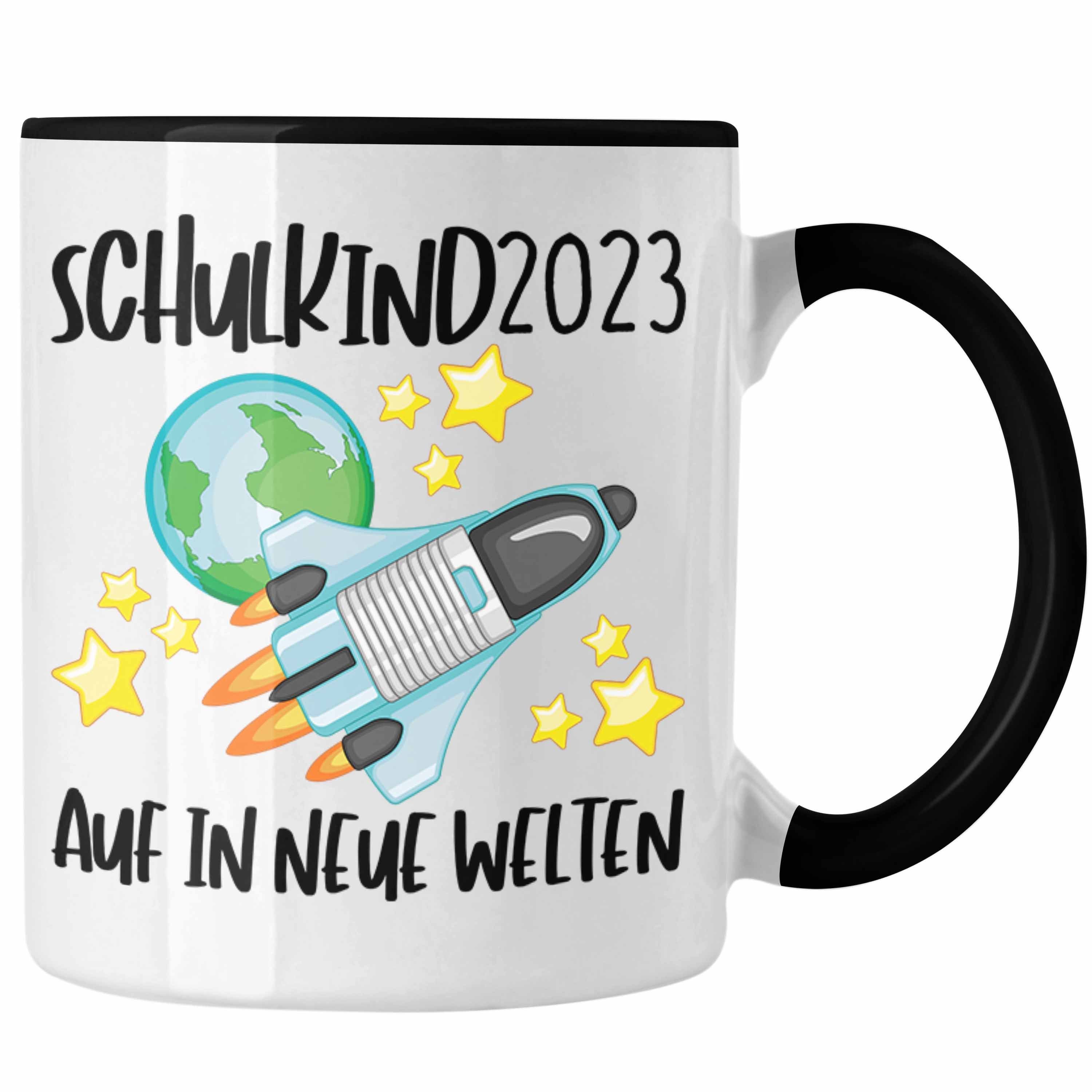 Trendation Tasse Trendation - Einschulung Mädchen Junge Schwarz 2023 Schulkind Geschenk