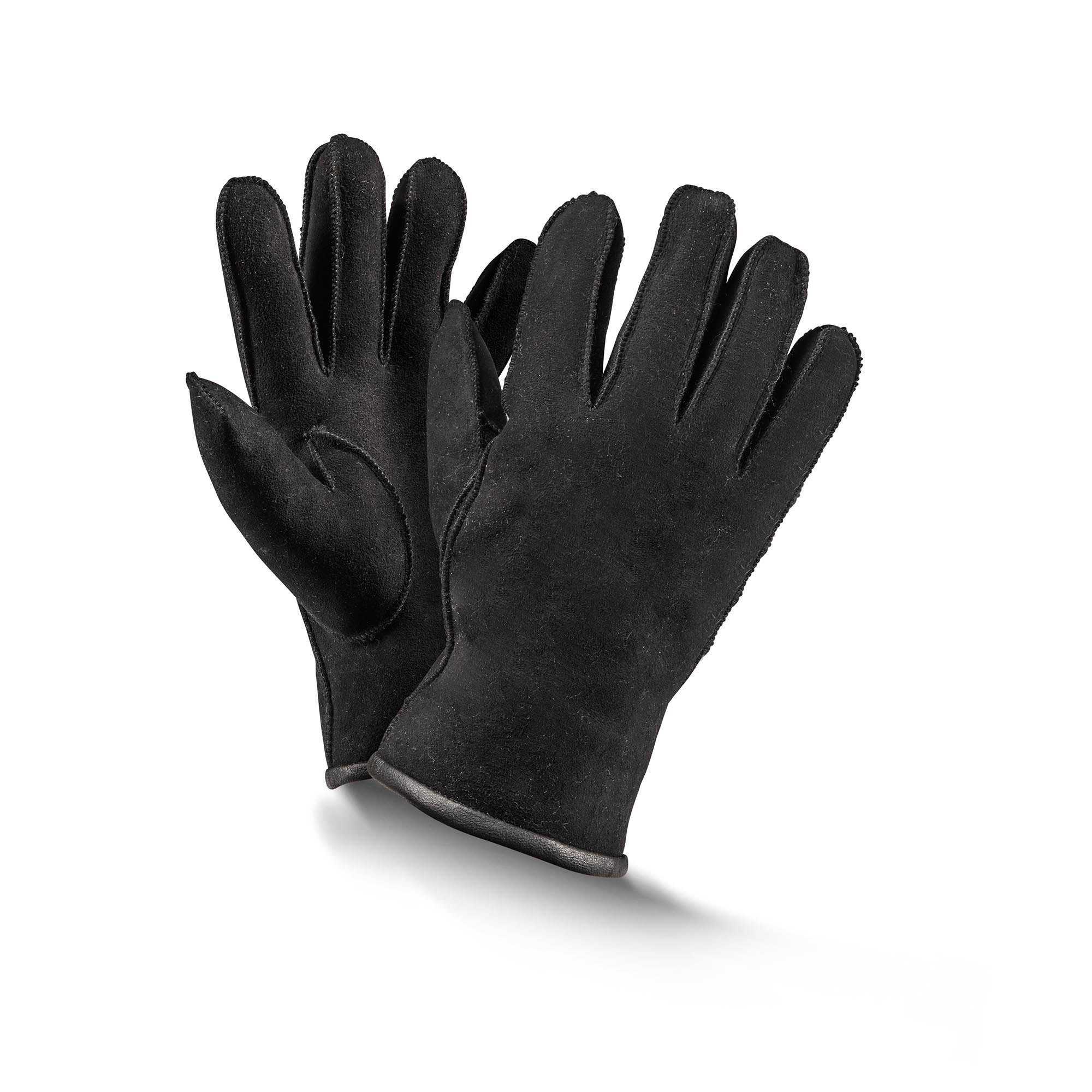 grau Handschuhe braun/ 6-10 schwarz/ Fingerhandschuhe Baumwollhandschuhe Gr Fellhof Basic