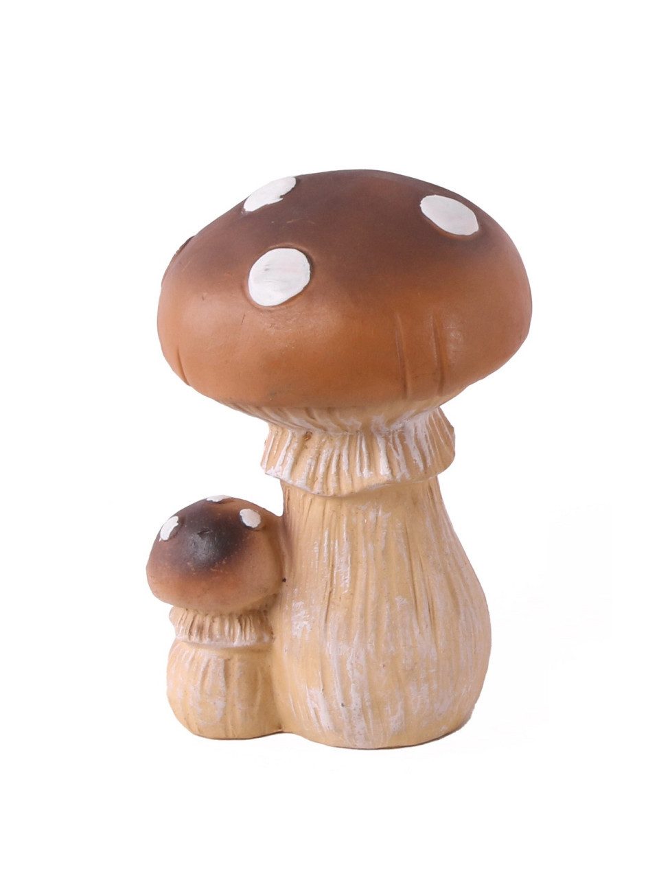 Trend Line Dekofigur TrendLine Dekofigur Pilz 17 x 12 cm braun weiß