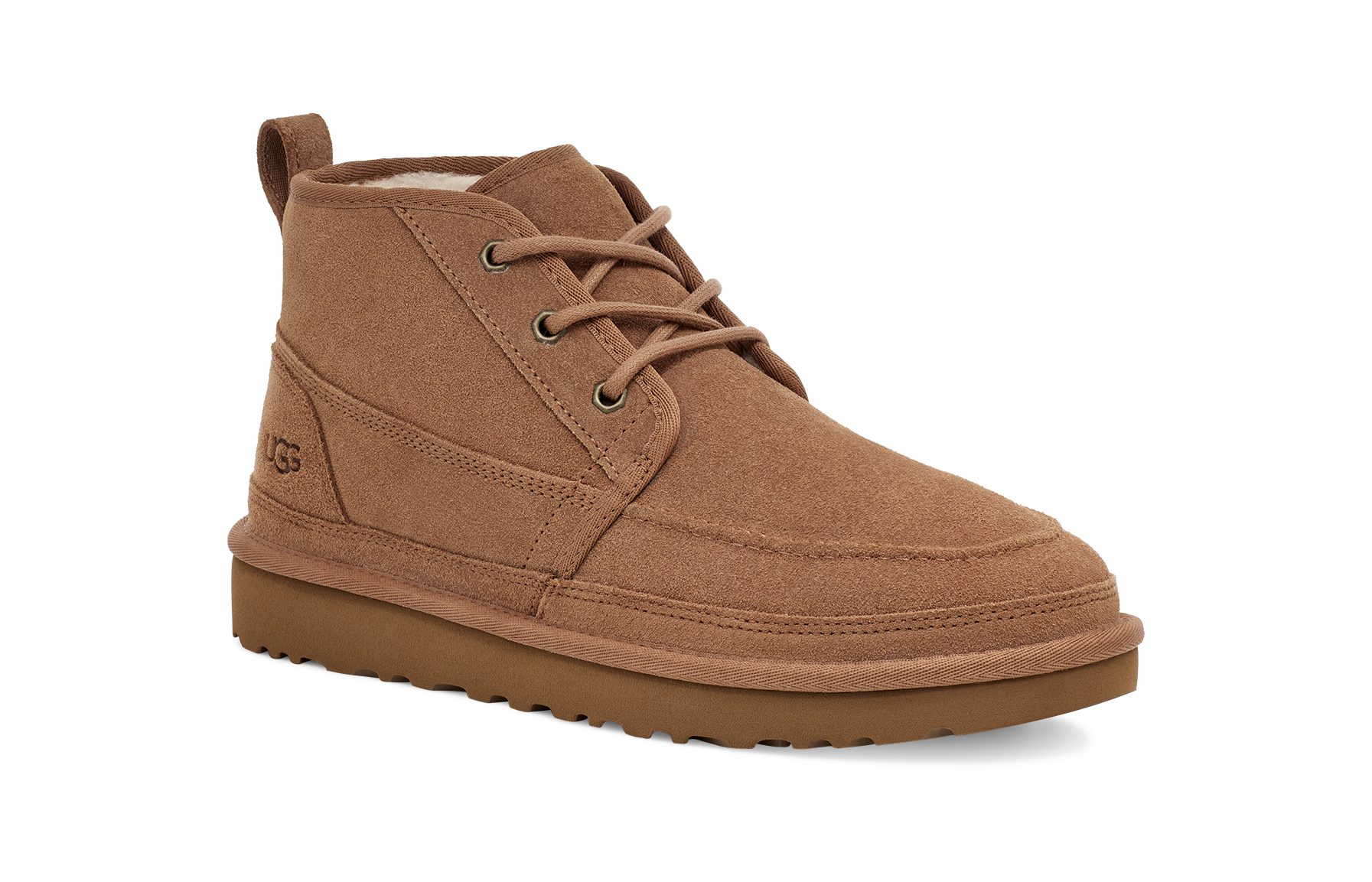 UGG M NEUMEL MOC Schnürboots Winterboots mit Ziernähten und seitlicher Logoprägung