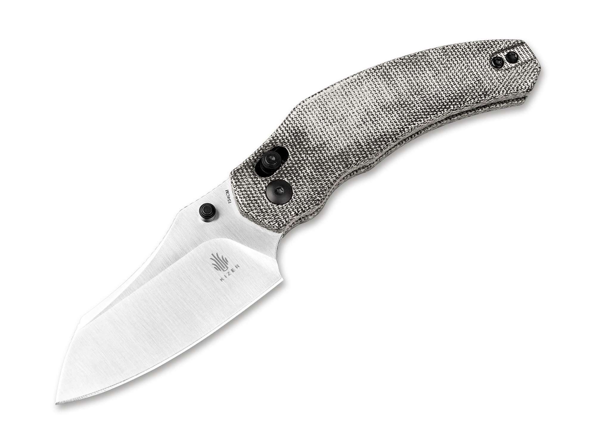 Kizer Taschenmesser Taschenmesser Bulldog 154CM Micarta Black