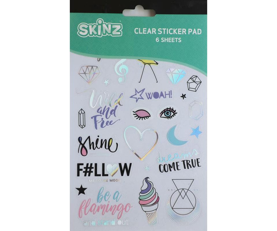 Glorex Stickerbuch Glorex Sticker-Buch Holographie