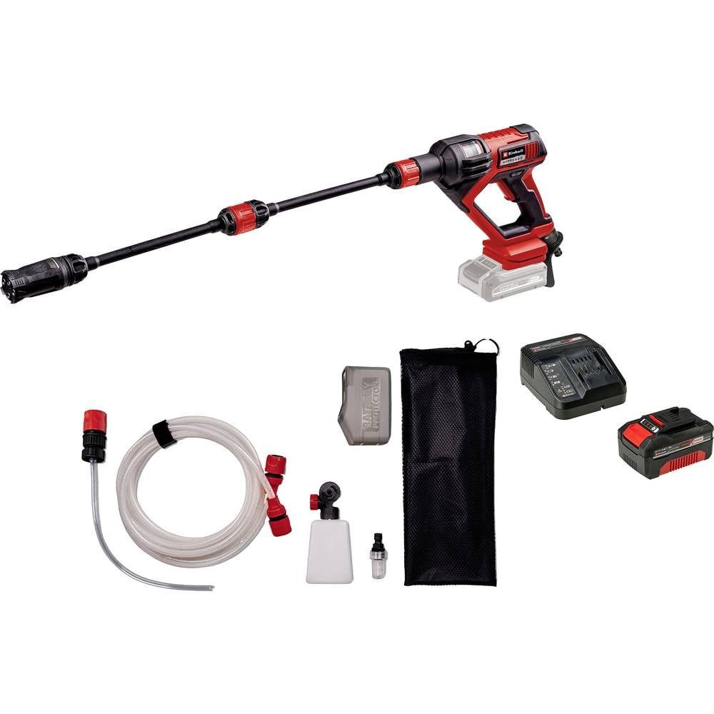 Einhell Hochdruckreiniger Akku-Druckreinigerpistole HYPRESSO 18/24-1 3304332+1668363, Wasserfilter, inkl. Akku