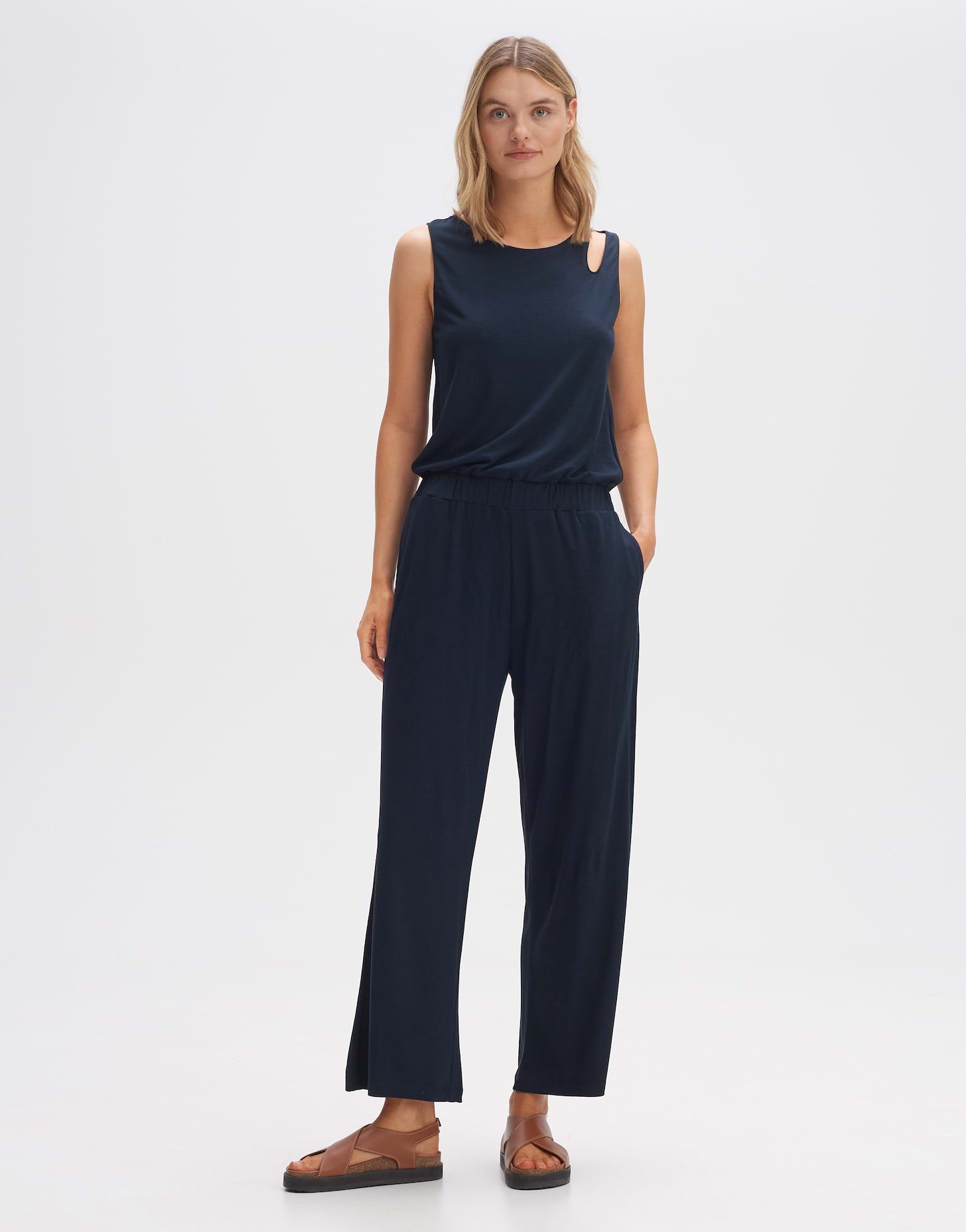 OPUS Jumpsuit Melpani lockere Passform Jersey