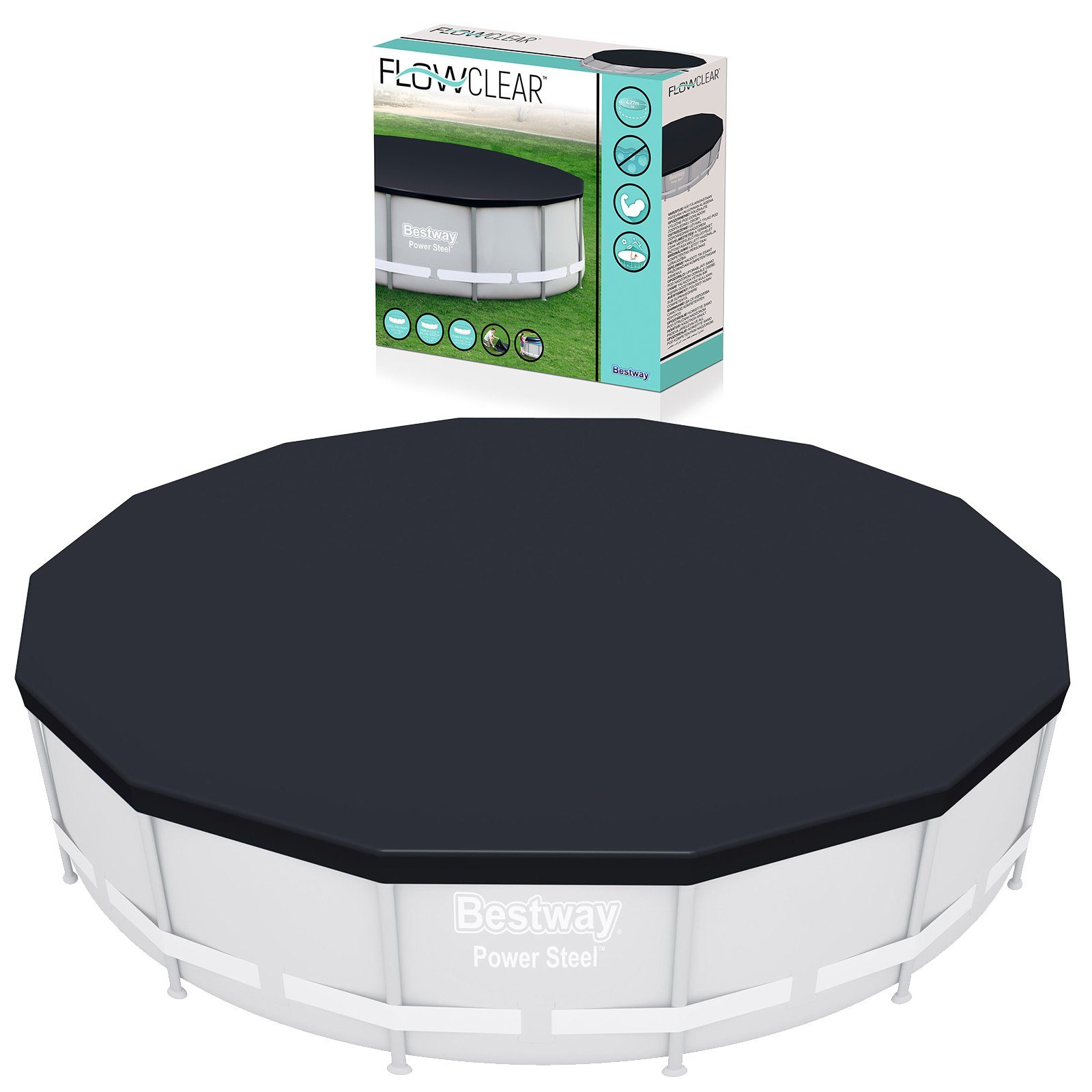 BESTWAY Pool-Abdeckplane Frame Pool Swimmingpool Schutz günstig online kaufen