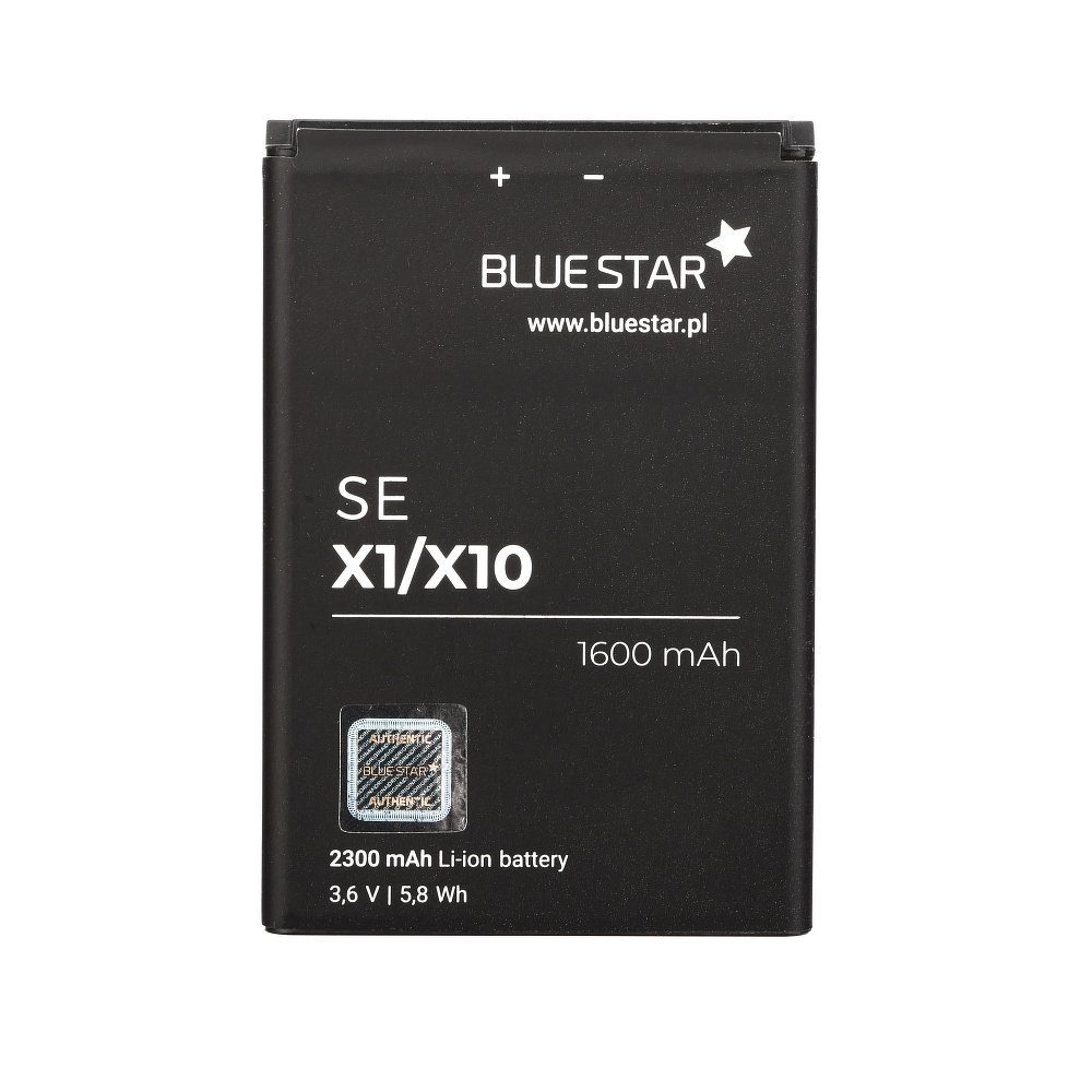 BlueStar Akku Ersatz kompatibel mit Sony Xperia X1 / X10 1600 mAh Austausch Batterie Accu BST-41 Smartphone-Akku