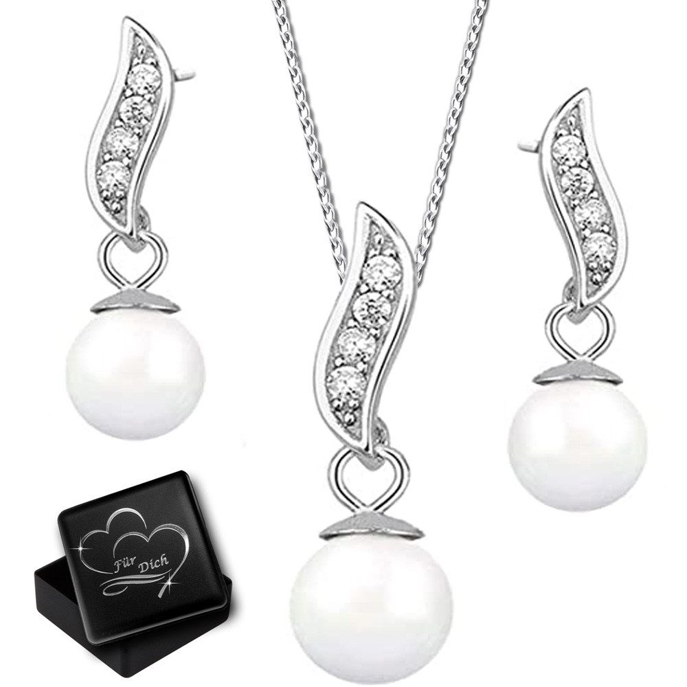 Limana Ohrring und Ketten Set 925 günstig online kaufen