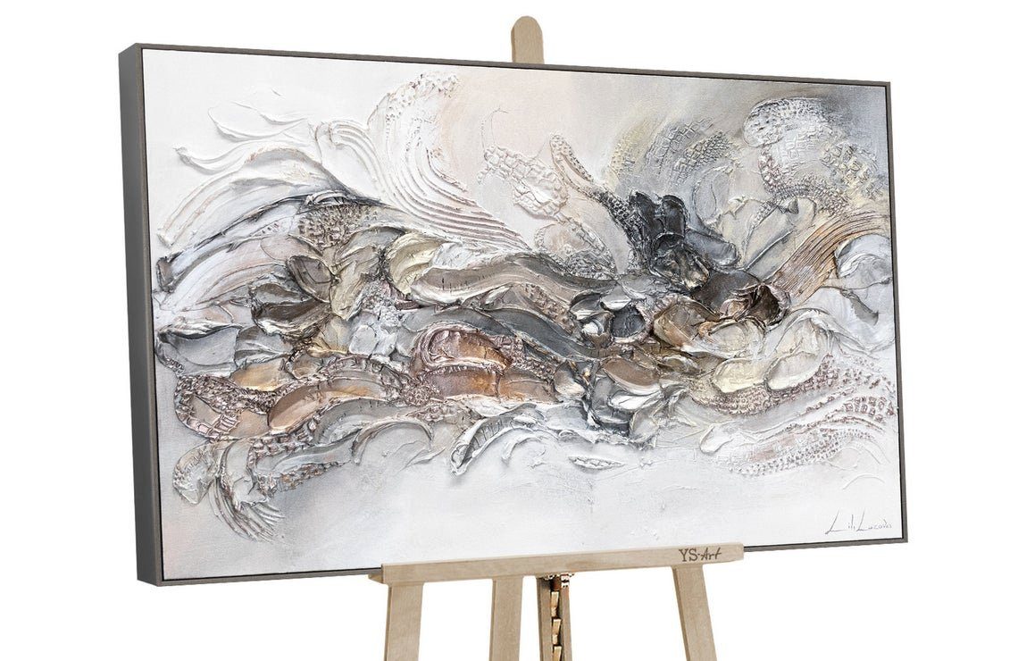 YS-Art Gemälde »Handgemaltes Acryl Gemälde auf Leinwand "Ewigkeit II" 120 ×  80cm« online kaufen | OTTO