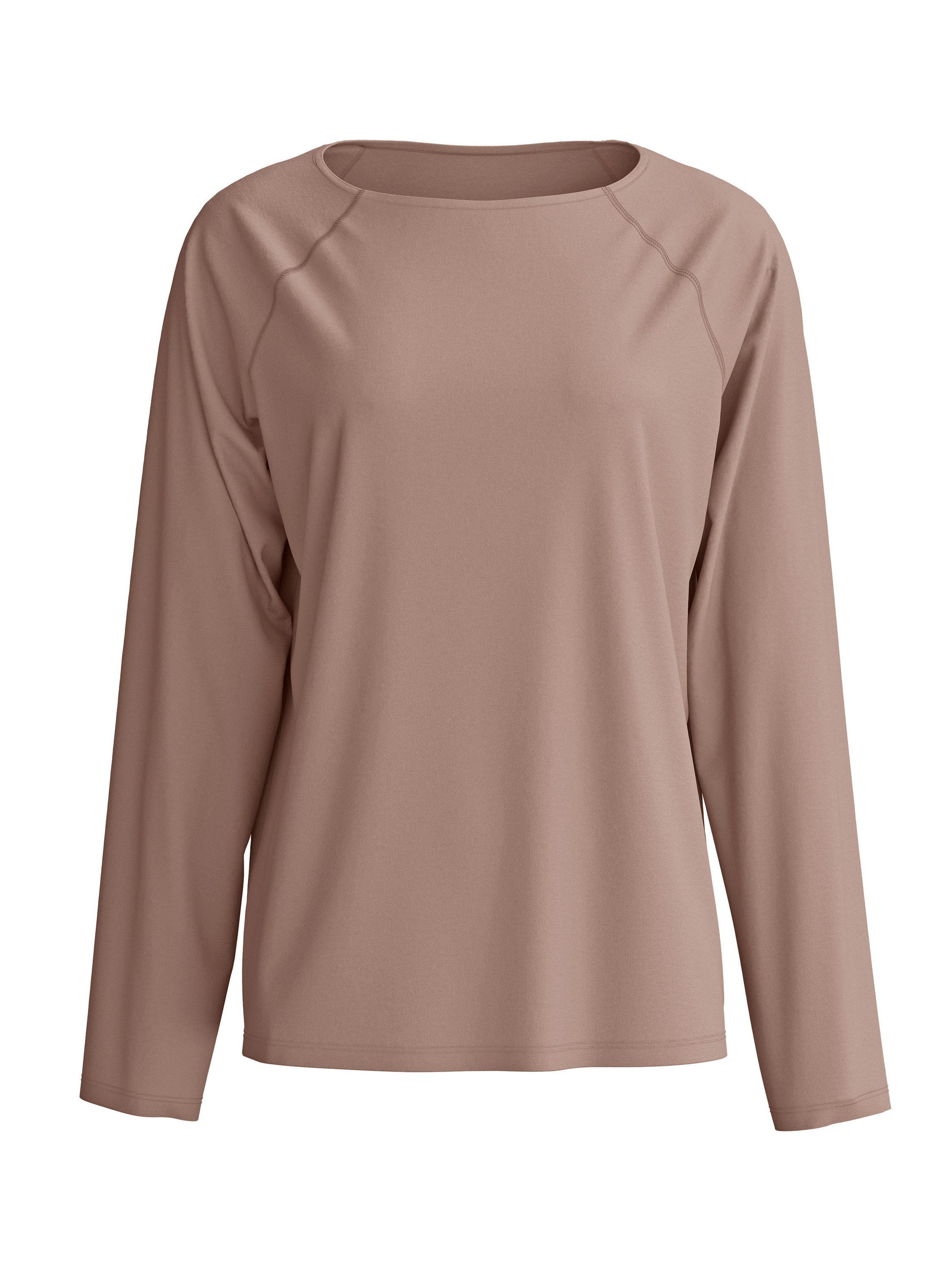 CALIDA Langarmshirt Alpine M&M Damen (1-tlg) Heavy Interlock-Qualität, angenehm wärmend