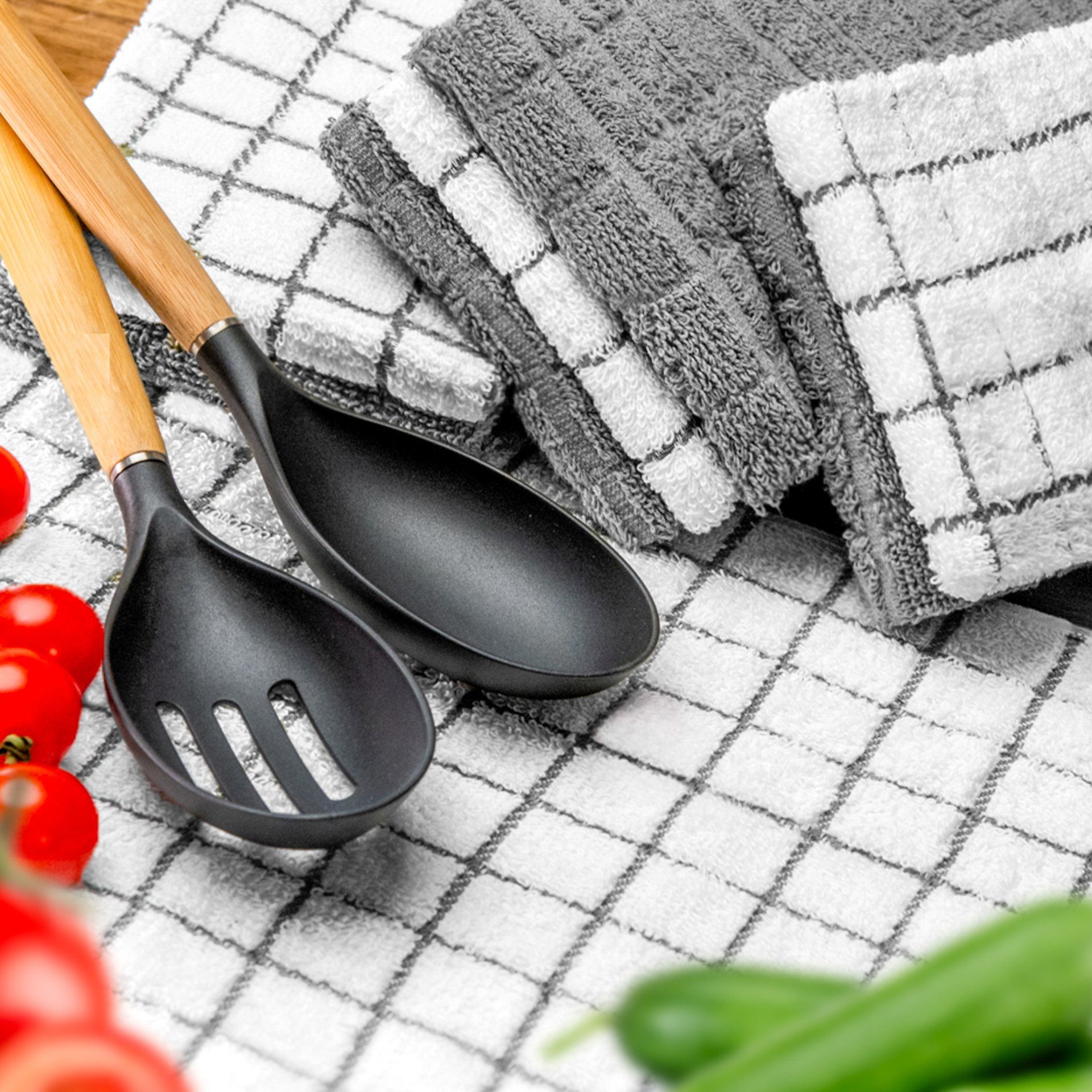 StickandShine Geschirrtuch 1 Stück Geschirrtücher Trockentuch Frottee Küche günstig online kaufen