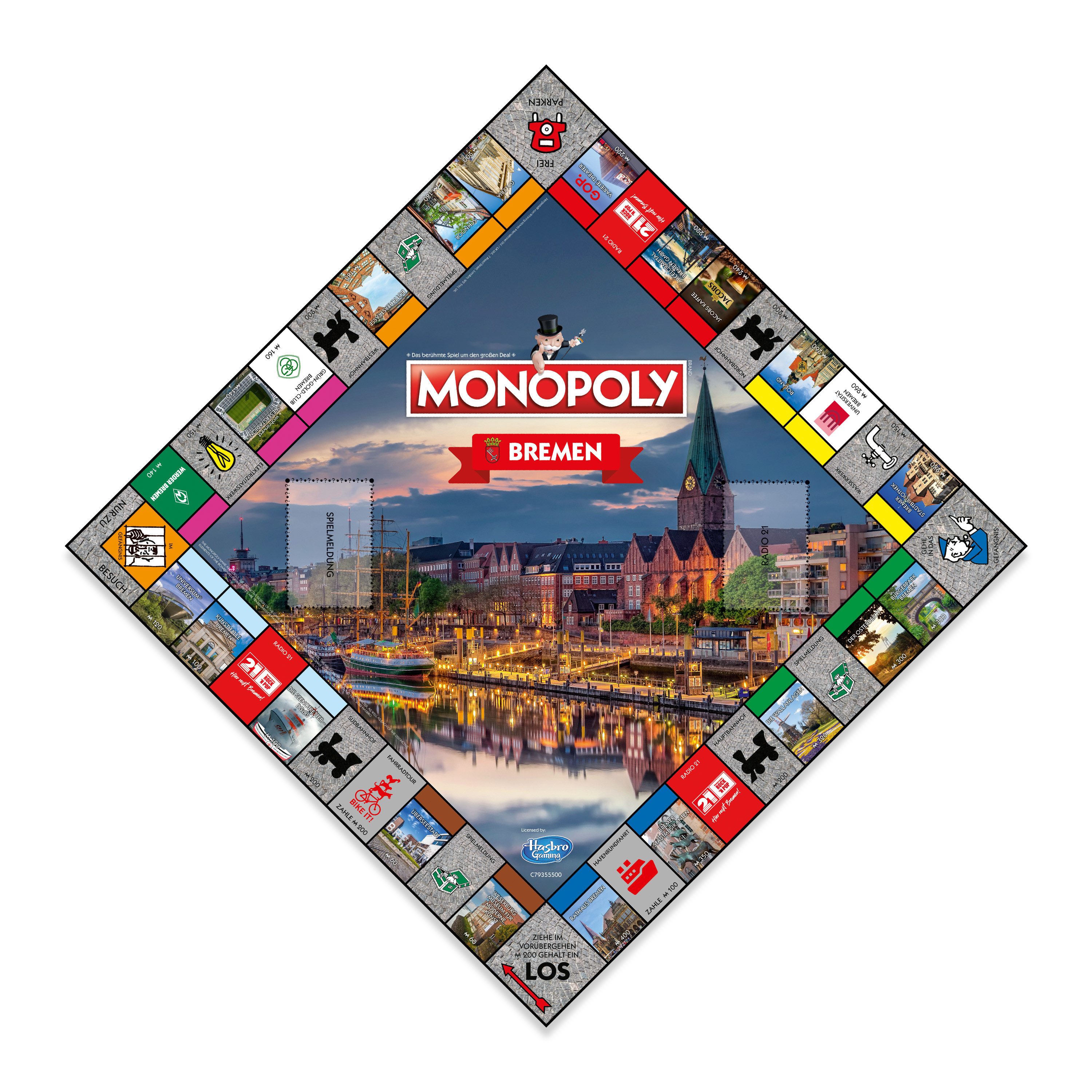 Winning Moves Spiel Monopoly - Bremen, Brettspiel