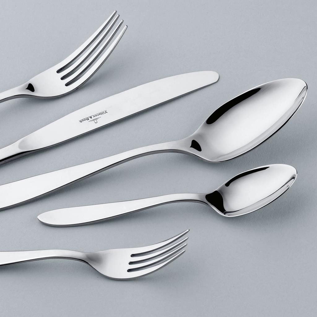Villeroy & Boch Besteck-Set Arthur Tafelbesteck 144er Set (144-tlg), Edelstahl, Spülmaschinenfest