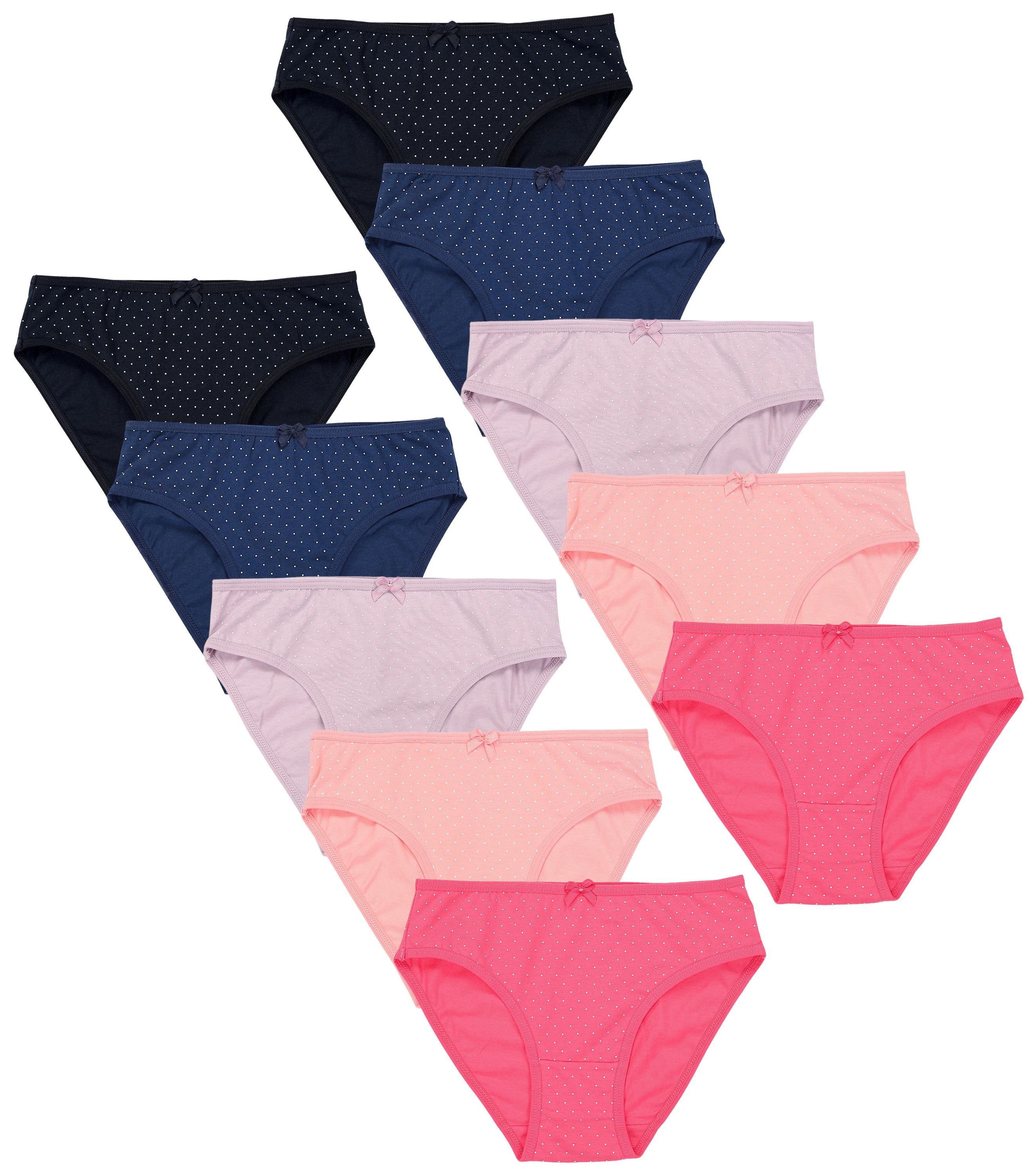 TupTam Slip TupTam Mädchen Slips mit Aufdruck 10er Pack