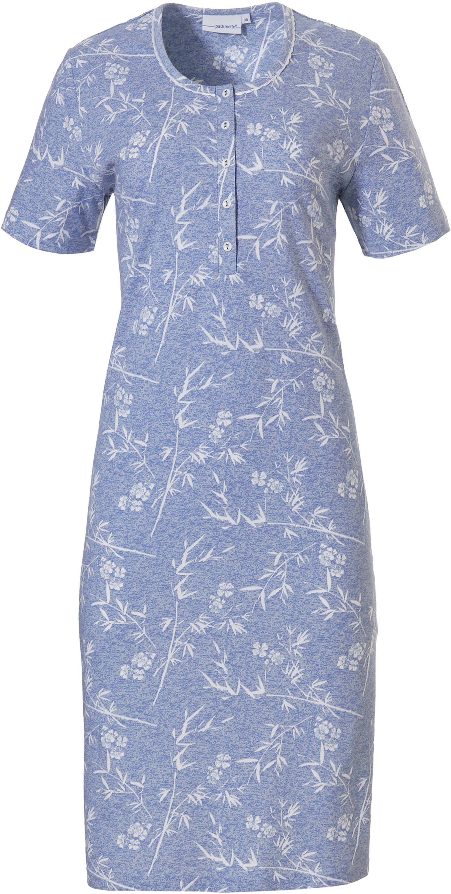 Pastunette Nachthemd Damen Nachthemd mit Knopfleiste (1-tlg) auch in großen Größen