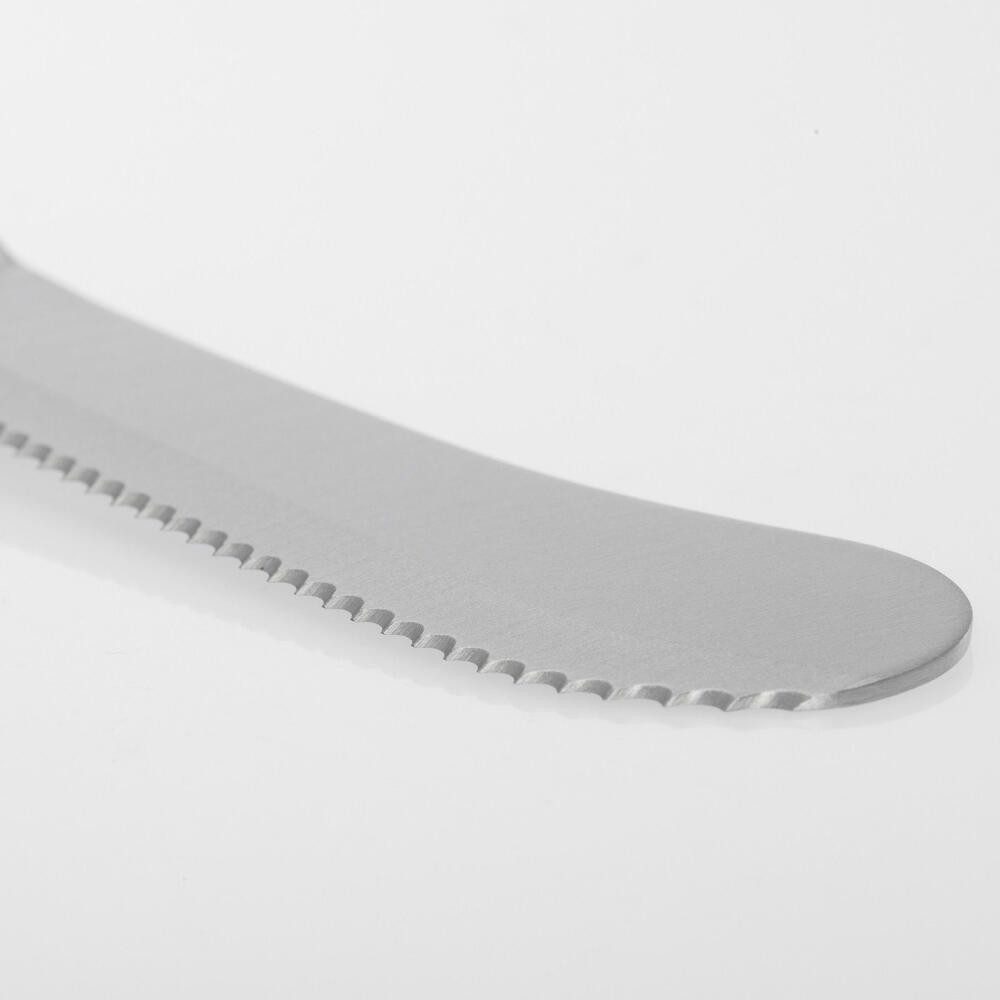 WESTMARK Brötchenmesser 2 Stk, 10 cm Klinge, Frühstücksmesser klassisch, Rostfreier Edelstsahl, Rostfreier Edelstahl, Wellenschliffklinge