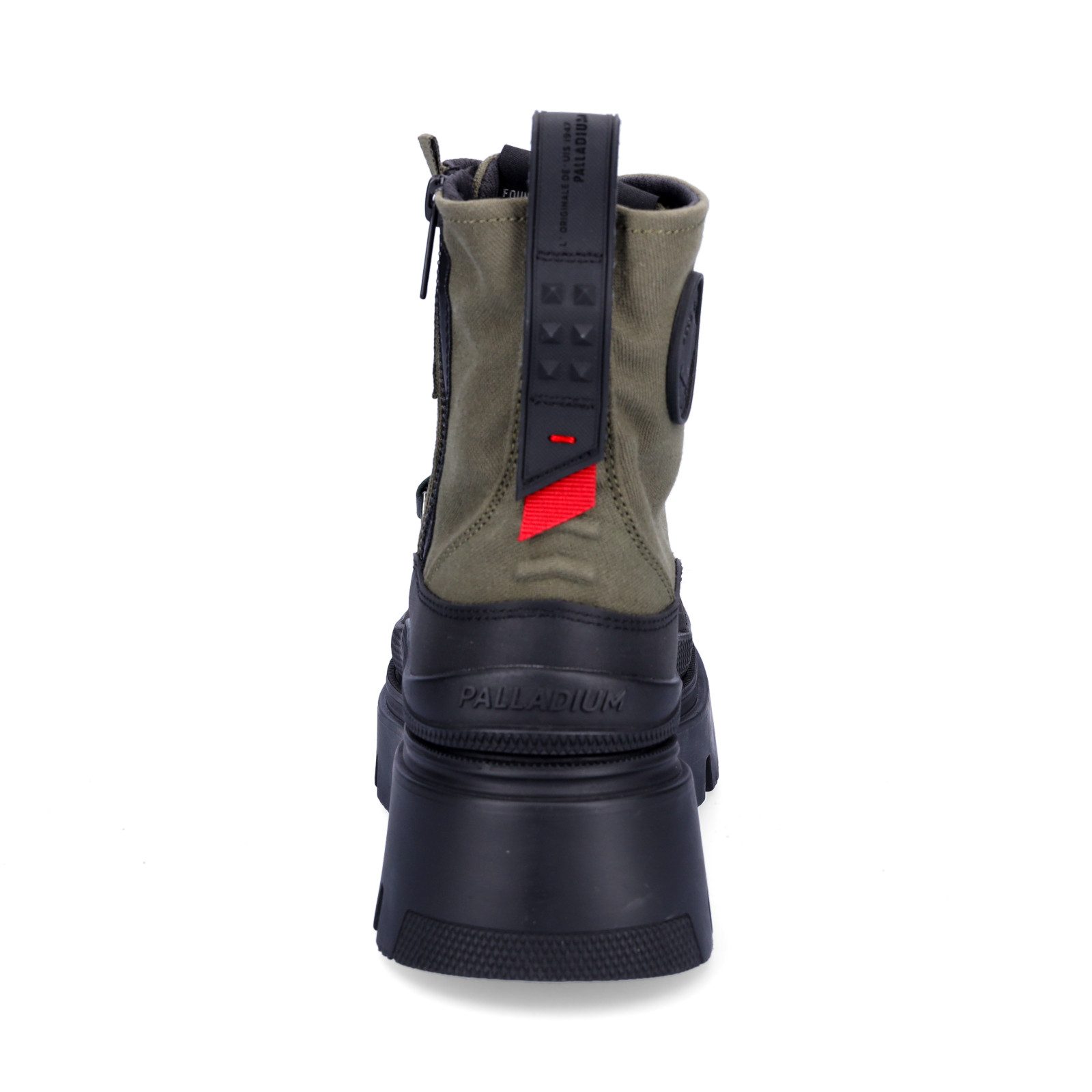 Palladium Palladium Damen Schnürboot Pallasquad Zip Tx olivegrün Schnürboots