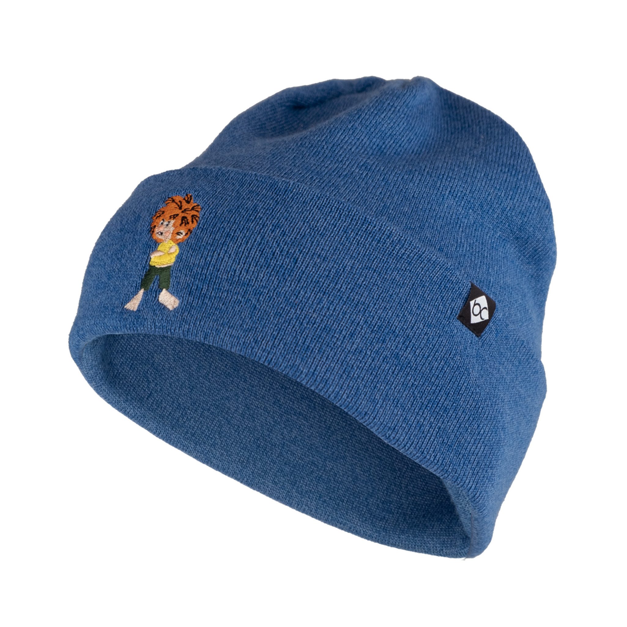Bavarian Caps Beanie Bavarian Caps/HERONOX Stick-Haum / Beanie "Pumuckl Grantig" - azurblau (Beanie, Beanie)