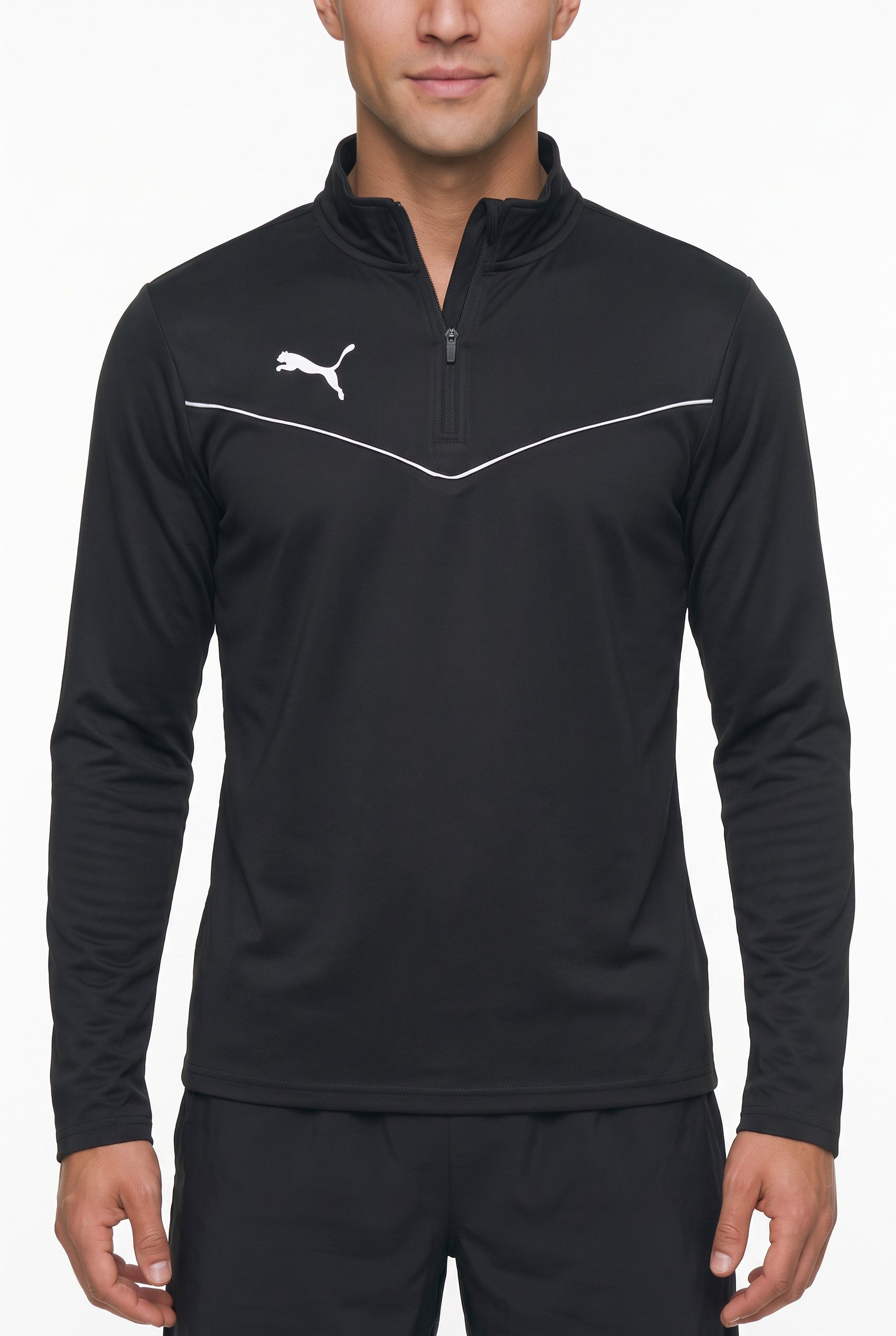 PUMA Langarmshirt TEAMRISE 14 ZIP TOP Langarm, für Sportmode und Streetwear, mit Eingrifftaschen