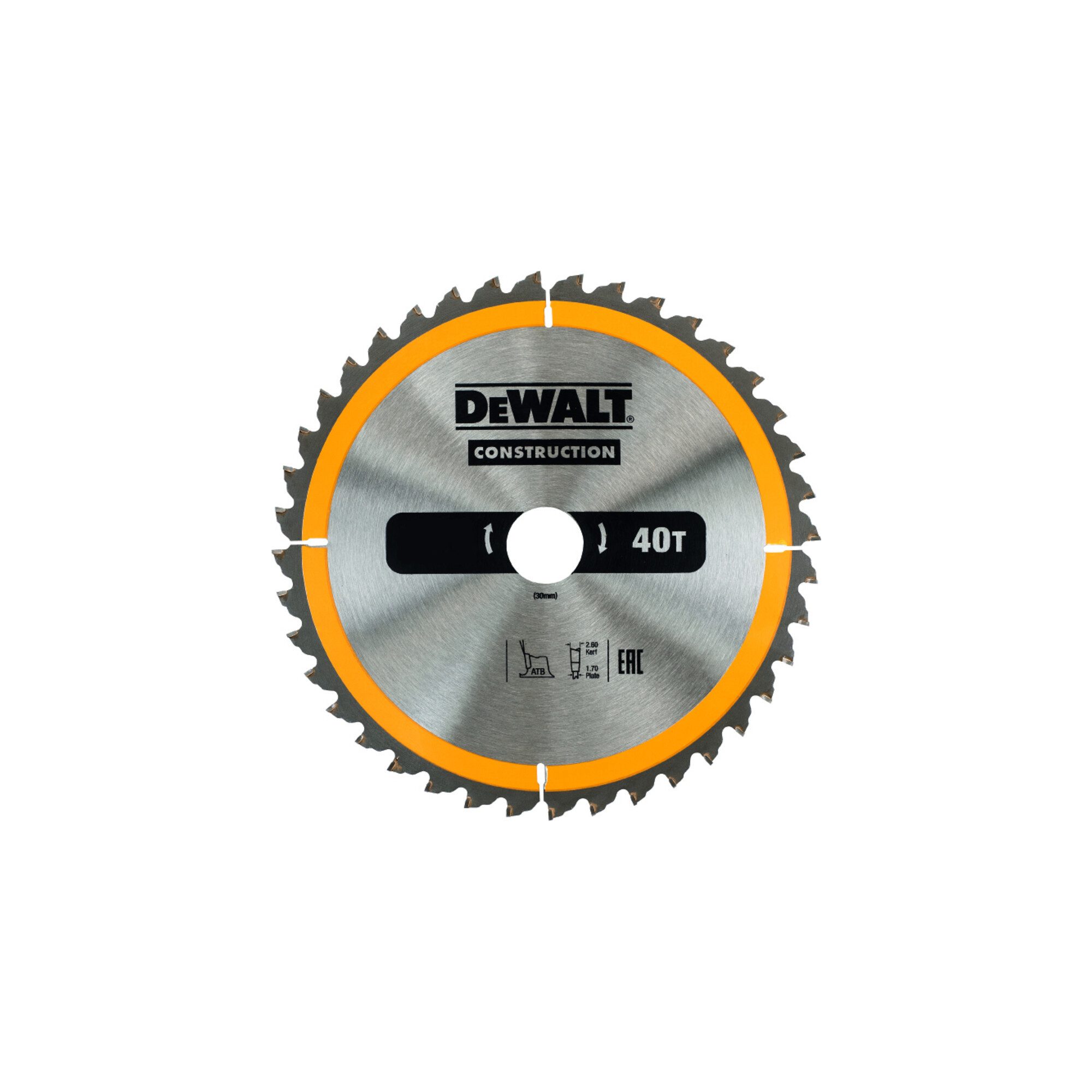 DeWalt Kreissägeblatt DEWALT Kreissägeblatt stationär 235/30 mm 40WZ DT1955-QZ