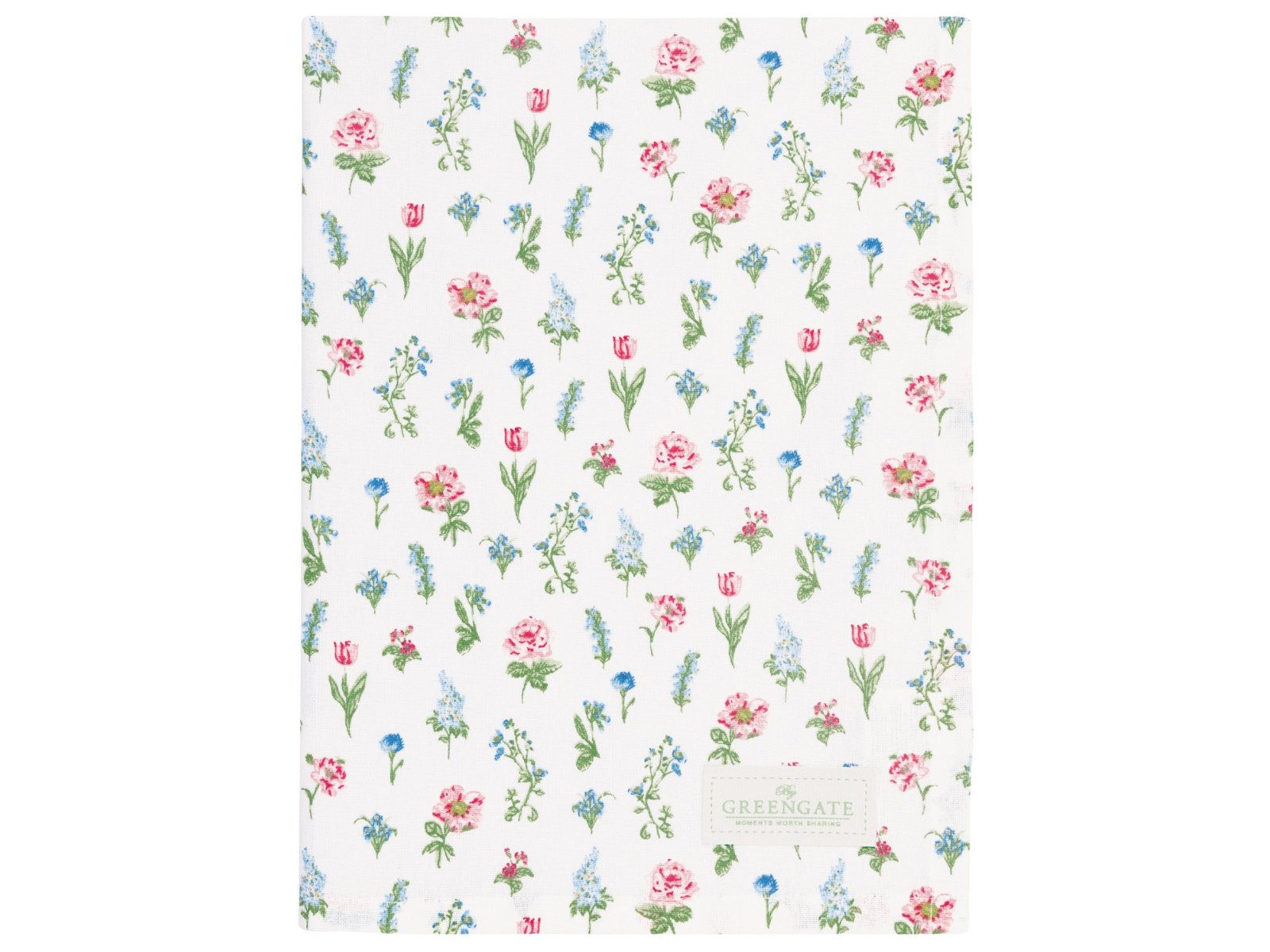 Greengate Geschirrtuch Estrid Geschirrtuch white 70x50cm