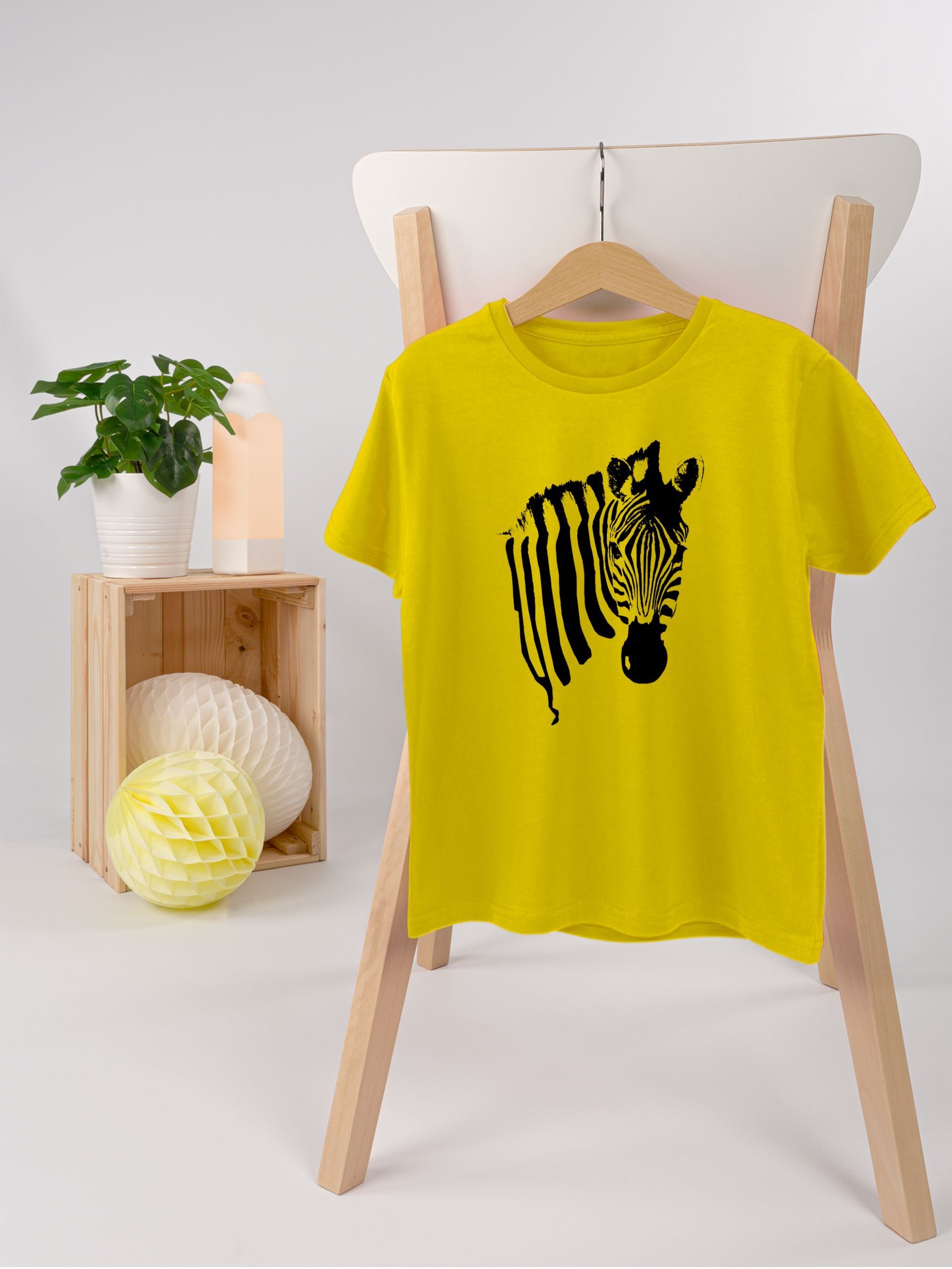 Shirtracer T-Shirt Geschenk Zebra I Zebramuster I Zebrastreifen I Zebra-Kostüm Safari I (1-tlg) Zebra