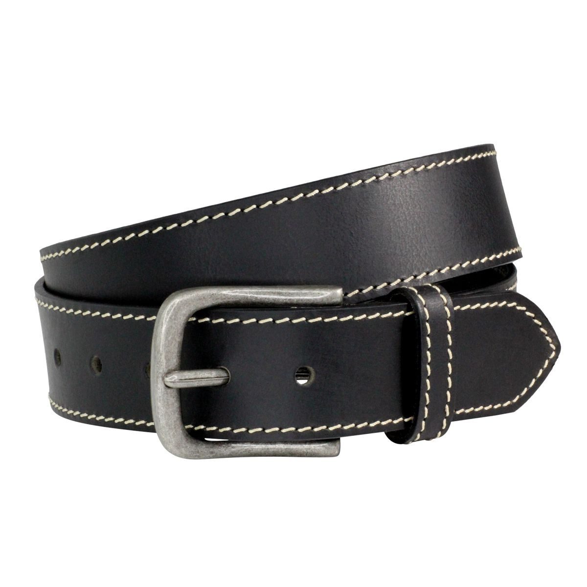 LINDENMANN Ledergürtel Ledergürtel LINDENMANN LM schwarz günstig online kaufen