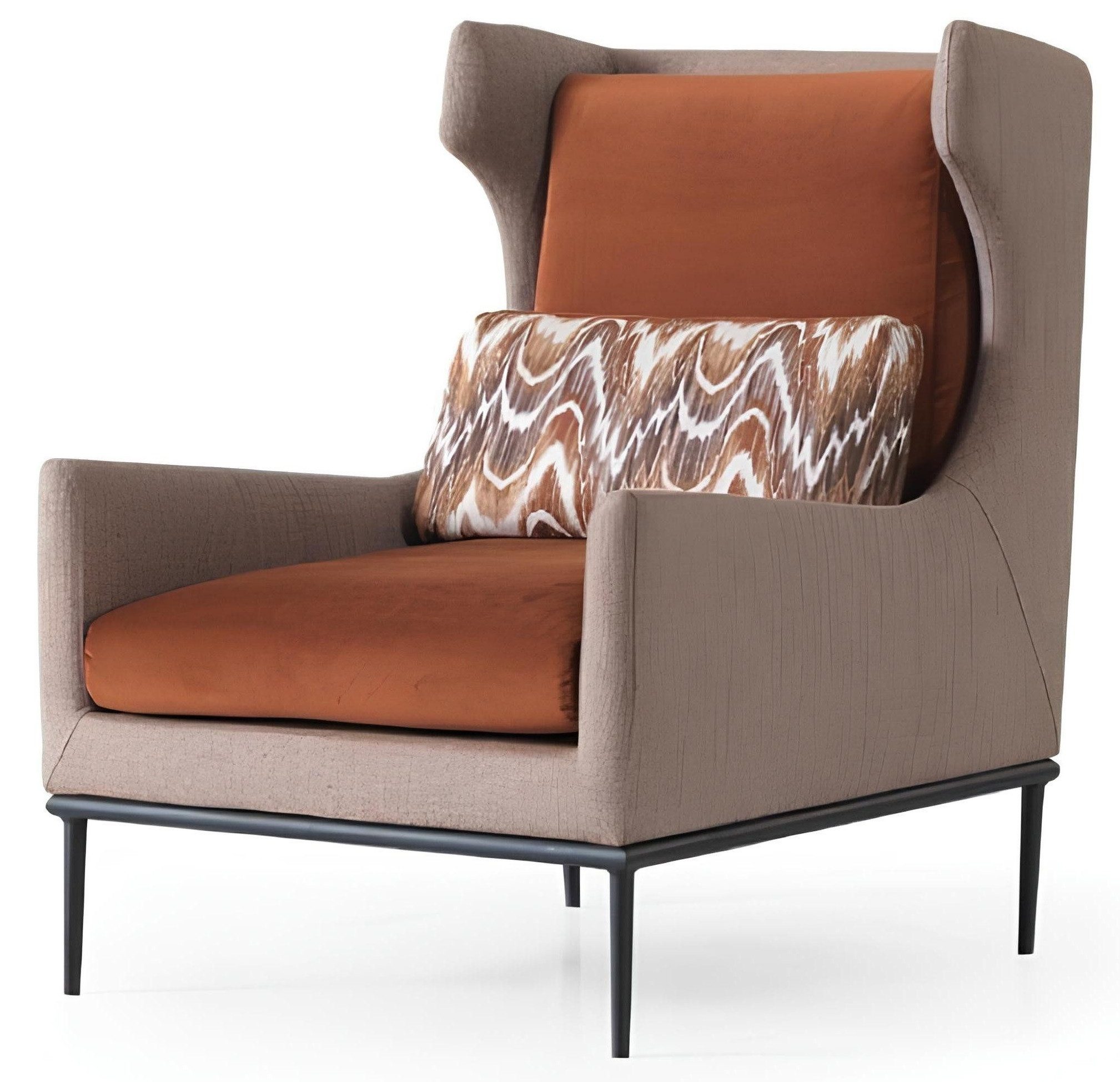 Xlmoebel Loungesessel Moderner Polstersessel aus hochwertigem Stoff in zeitloser Eleganz (Sessel), Hergestellt in Europa