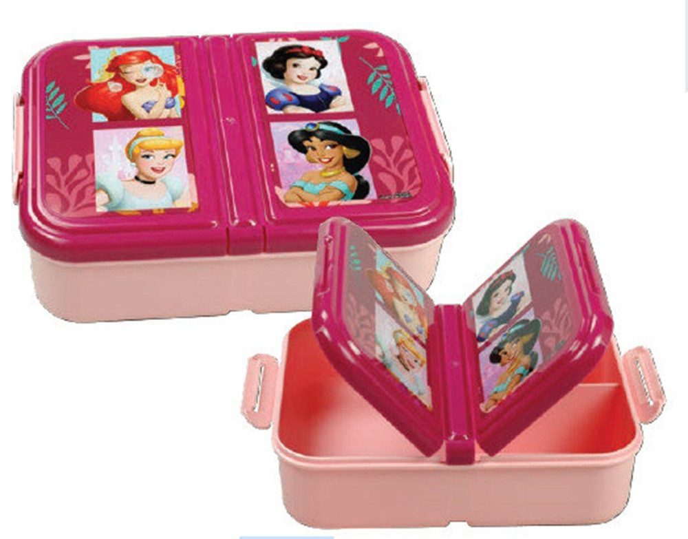 Disney Lunchbox Disney Prinzessin mehrfach unterteilte Brotdose, Sandwichbox, (1-tlg)