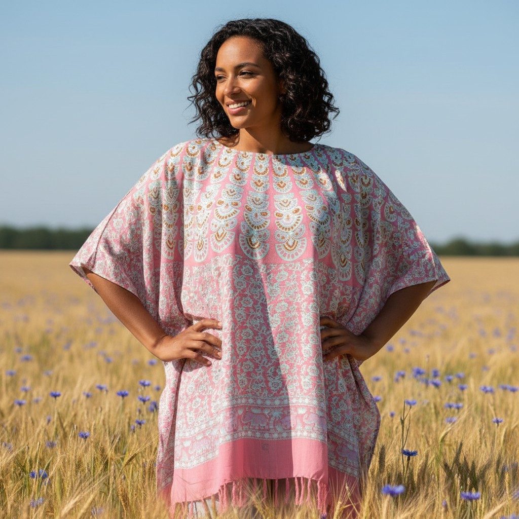 Guru-Shop Longbluse Kaftan, Ibiza-StyleTunika, Boho Bluse, Damen.. alternat günstig online kaufen