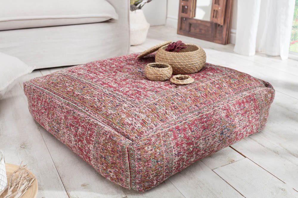 riess-ambiente Bodenkissen XL OLD MARRAKESCH 70cm rot, Sitzkissen · florale günstig online kaufen