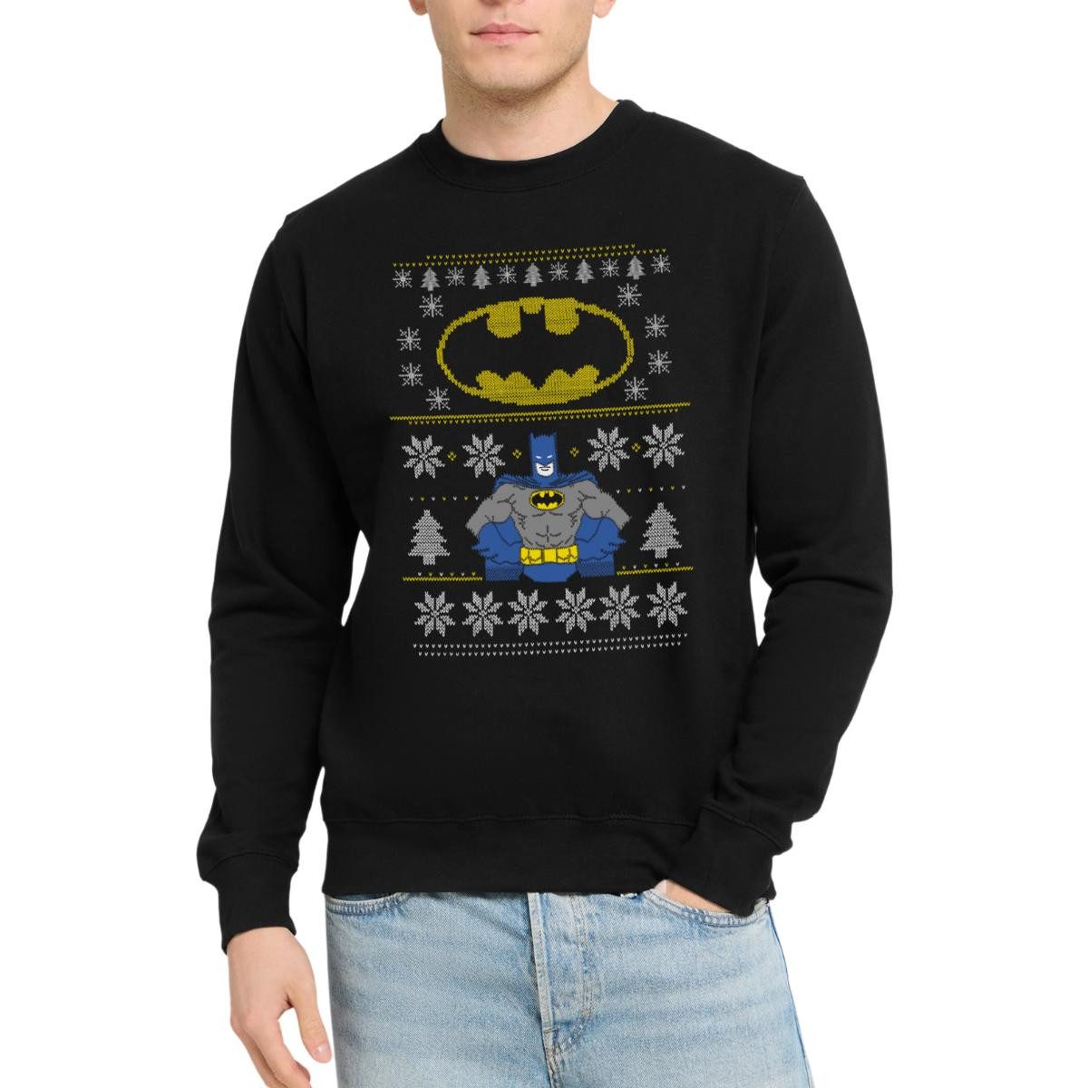 Spreadshirt Sweatshirt DC Comics Batman Ugly Christmas Unisex Pullover (1-tlg)