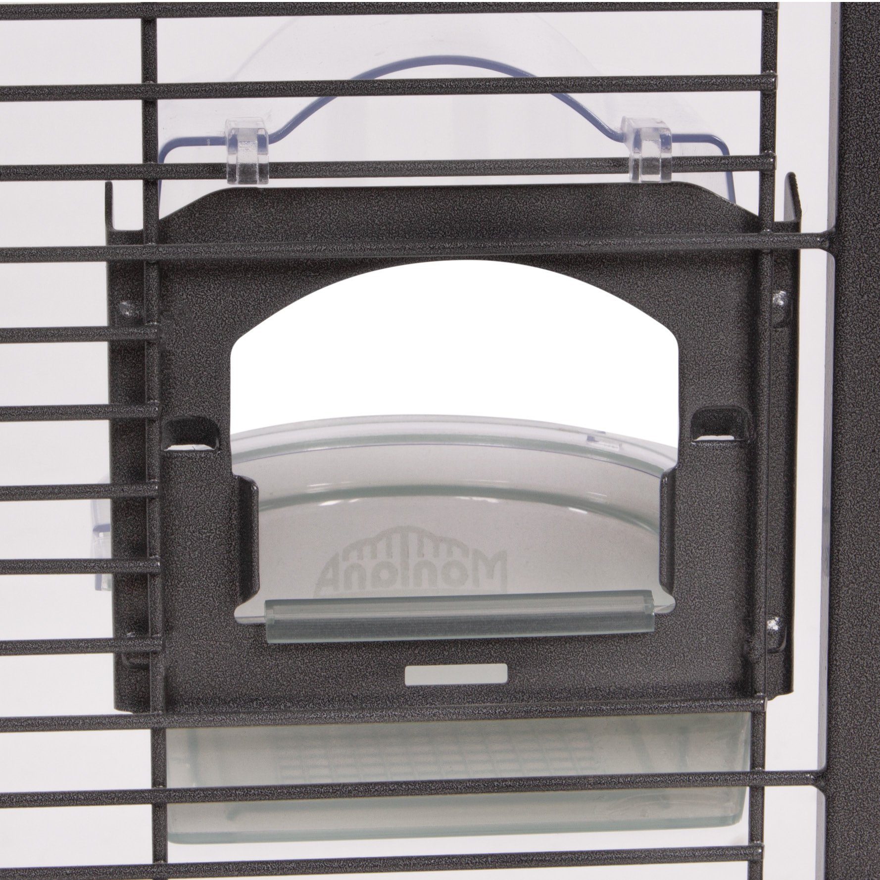 Montana Cages Vogelkäfig Badehaus für MONTANA Käfige der Small-Serie ab 2023, für Wellensittiche, Kanarienvögel, Unzertrennliche, ca. 14,5x13,5x16cm