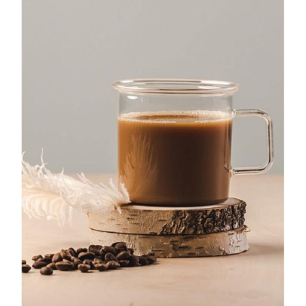 Muurla Tasse Teeglas Tasse Klar aus hitzebeständigem Glas (350ml)