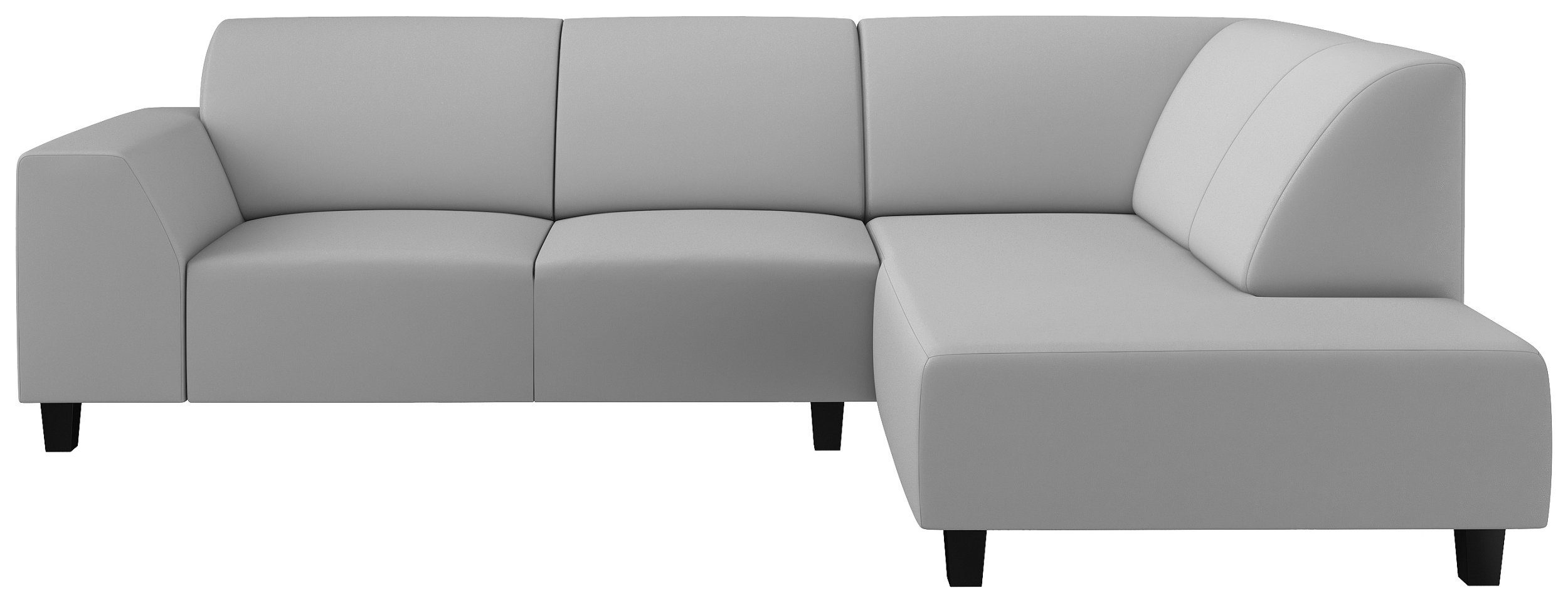 Stylefy Ecksofa oder Eckcouch, Einar, stellbar, rechts mit frei bestellbar, Modern Design, Rückenlehne Sitzkomfort, im Raum links mane L-Form