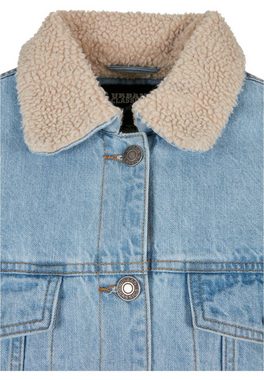 URBAN CLASSICS Jeansjacke Urban Classics Damen Ladies Oversized Sherpa Denim Jacket (1-St)