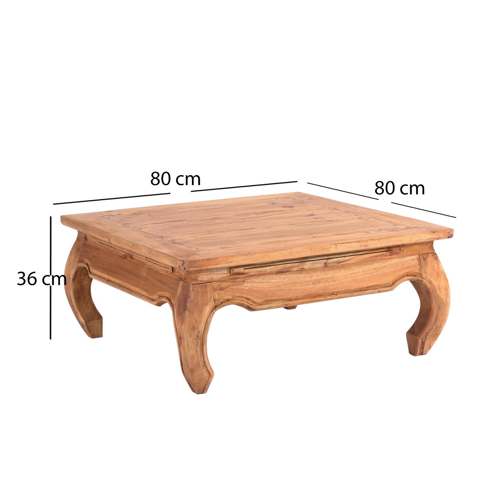 DESIGN DELIGHTS Couchtisch OPIUMTISCH "EAST 80", günstig online kaufen