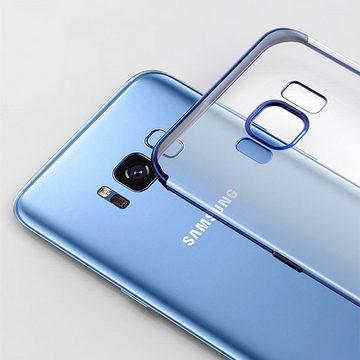 König Design Handyhülle Samsung Galaxy A5 (2017), Samsung Galaxy A5 (2017) Handyhülle Backcover Blau