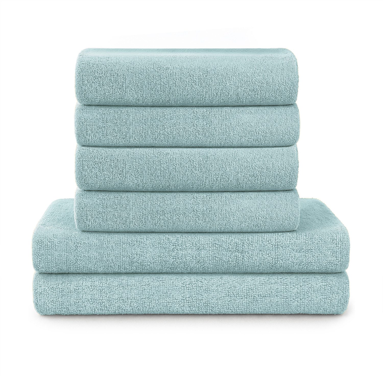 Blumtal Handtuch Set Premium 4 oder 6-TLG. Frottier Set - 100% Baumwolle, F günstig online kaufen