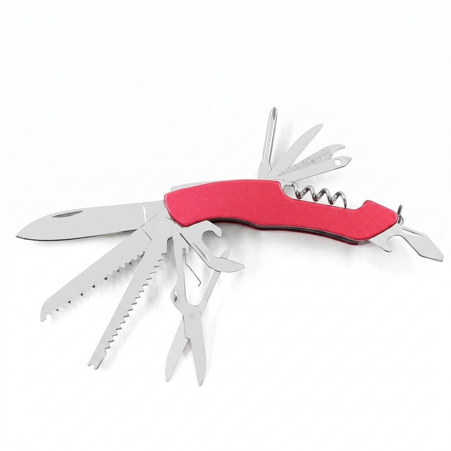 LuxusKollektion Multitool 11-in-1 Multitool Edelstahl Taschenwerkzeug mit Flaschenöffner, (1 St)